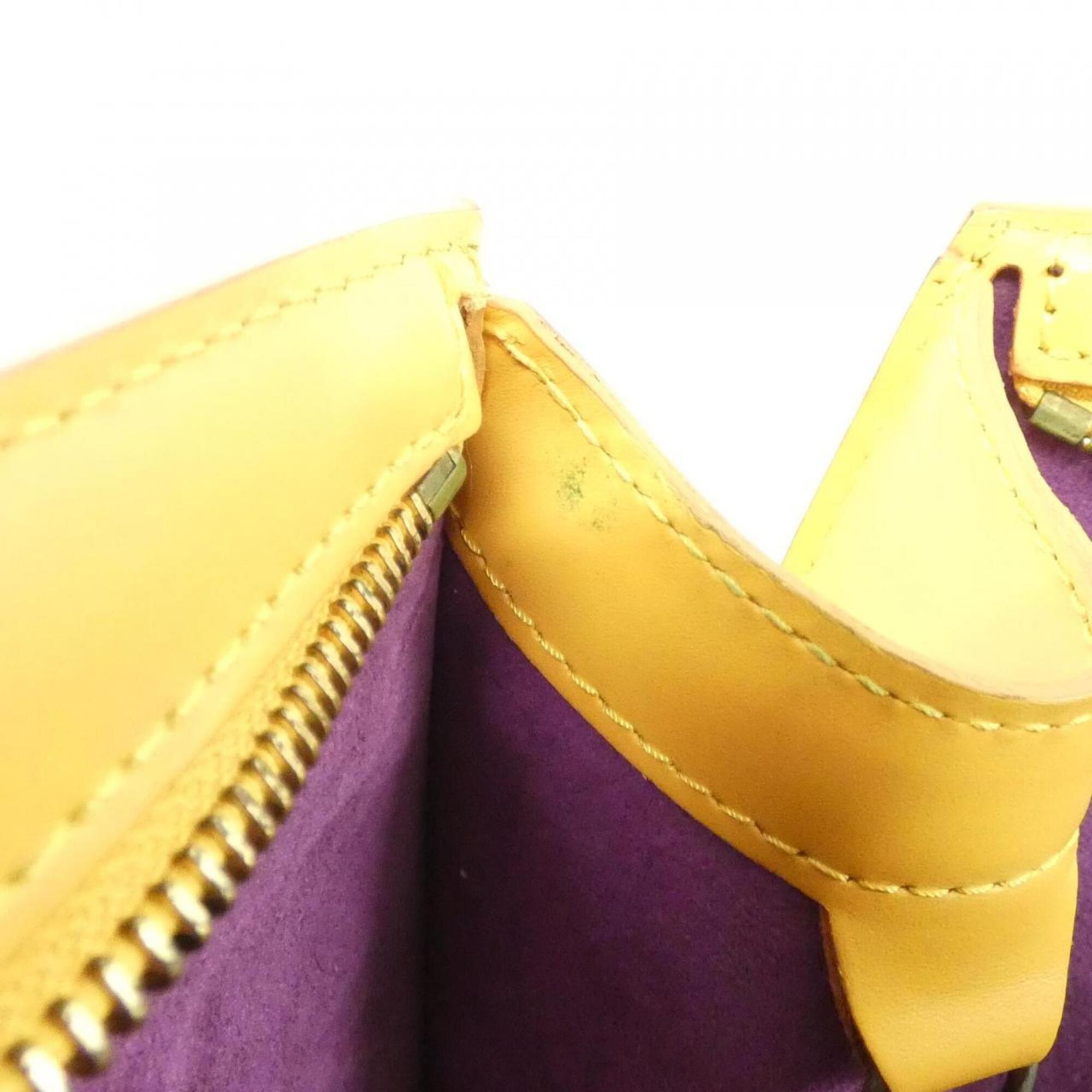 Louis Vuitton Yellow Leather Shoulder Bag (Pre-Owned)