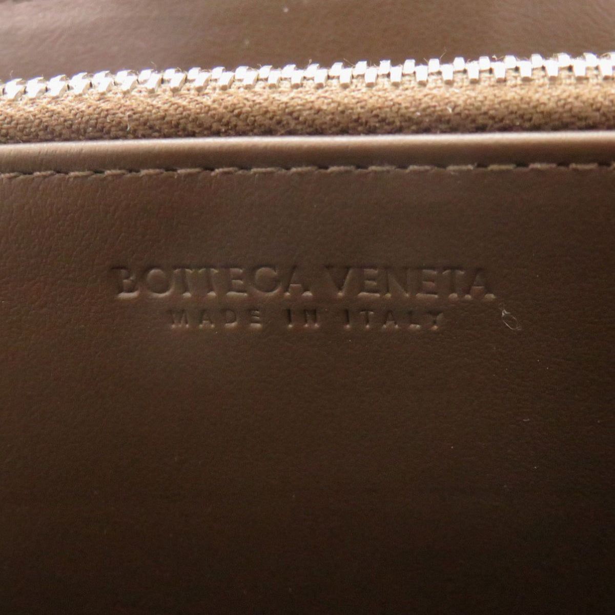 Bottega Veneta Brown Leather Long Wallet (Bi-Fold) (Pre-Owned)