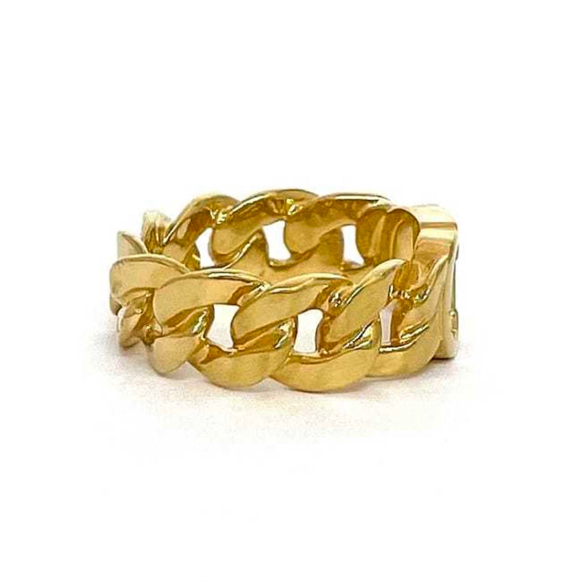 Christian Dior Gold Plating Band Ring (Pre-Owned)