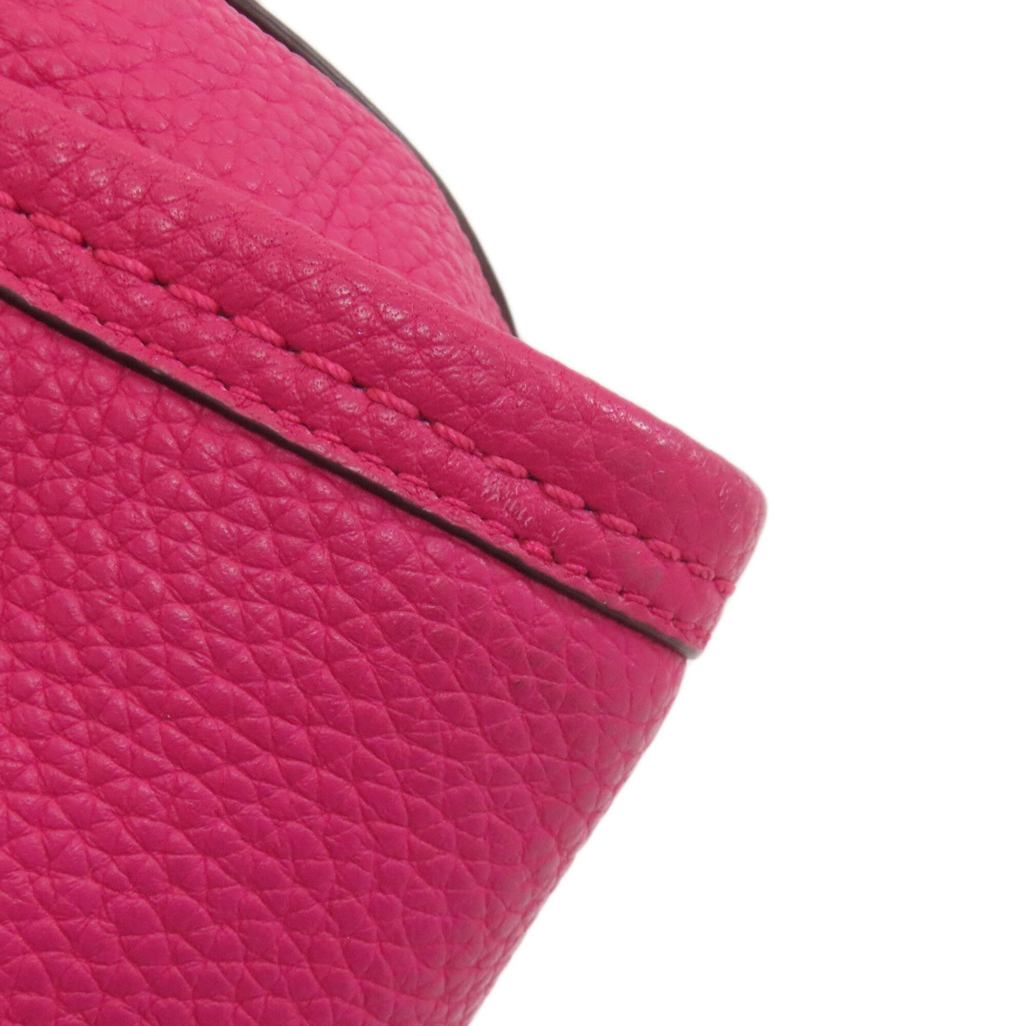 Coach Pink Leather Handbag (Pre-Owned)