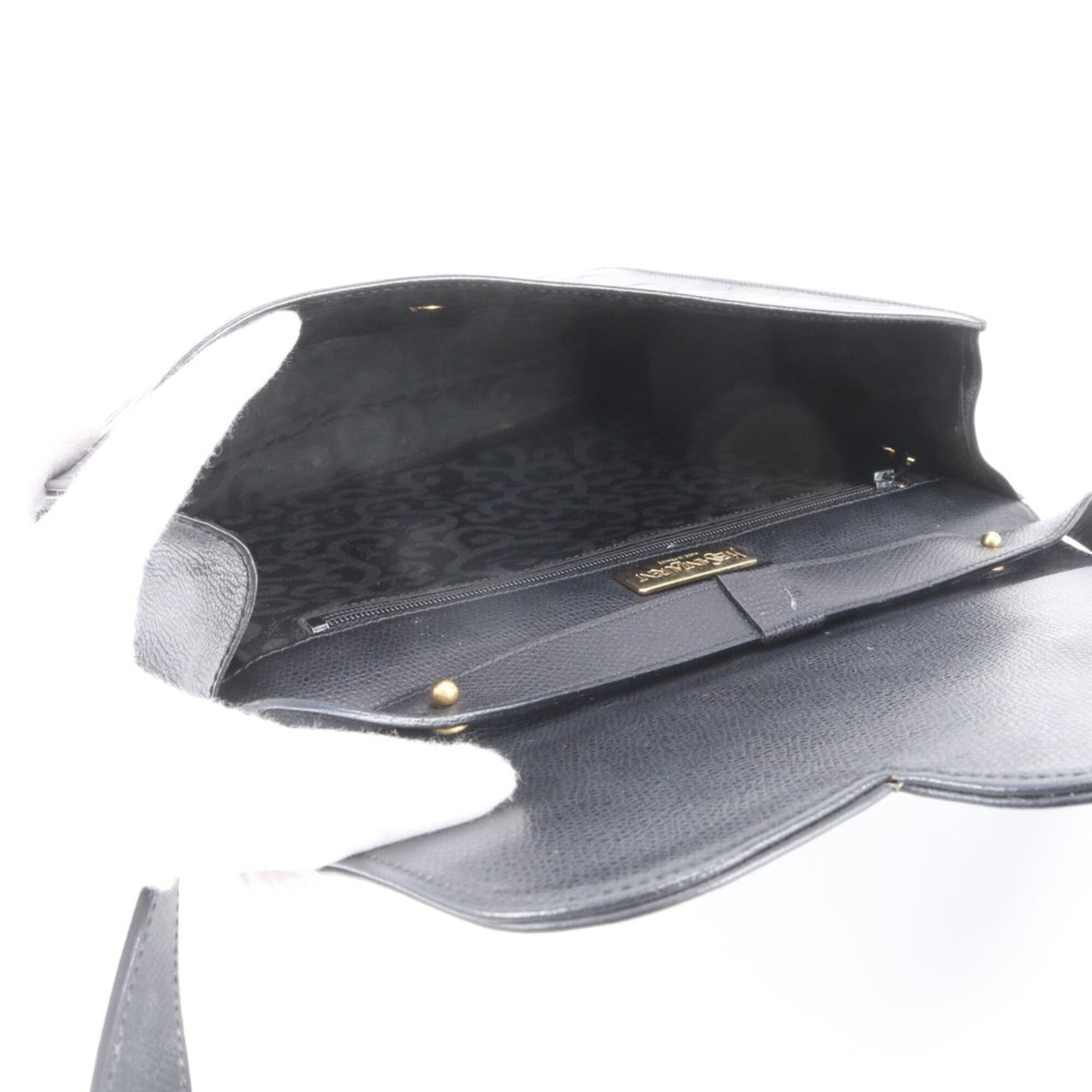 Yves Saint Laurent Black Leather Shoulder Bag (Pre-Owned)