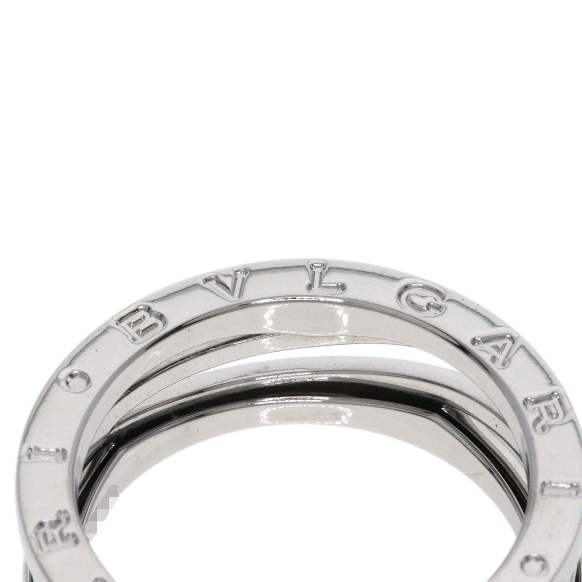 Bvlgari Silver White Gold (18K) Band Ring (Pre-Owned)