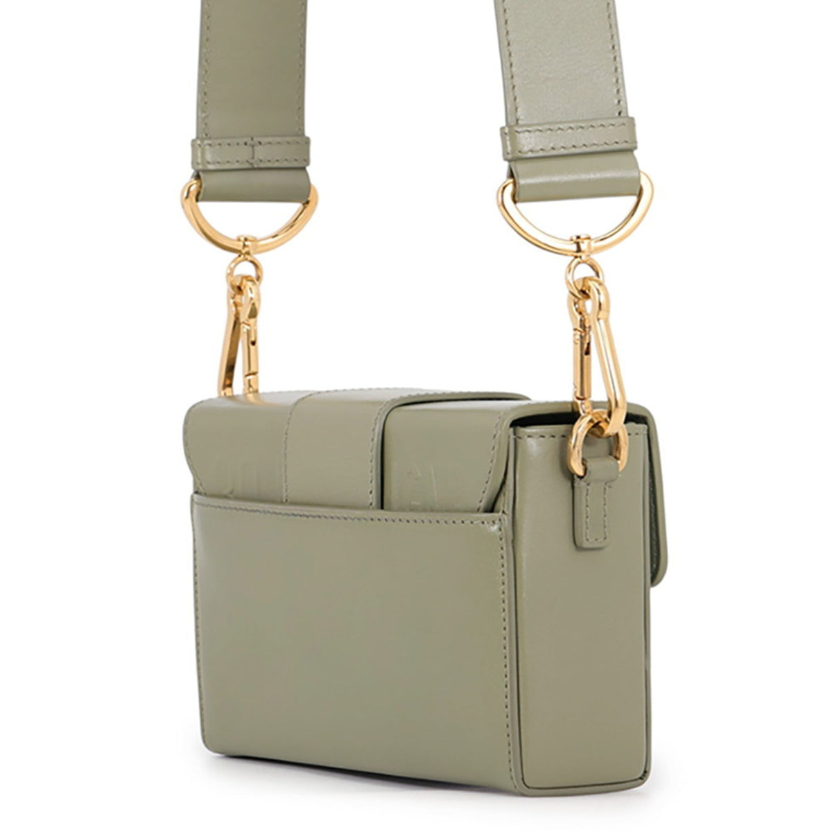 Christian Dior Green Leather Handbag Shoulder Bag (Pre-Owned)