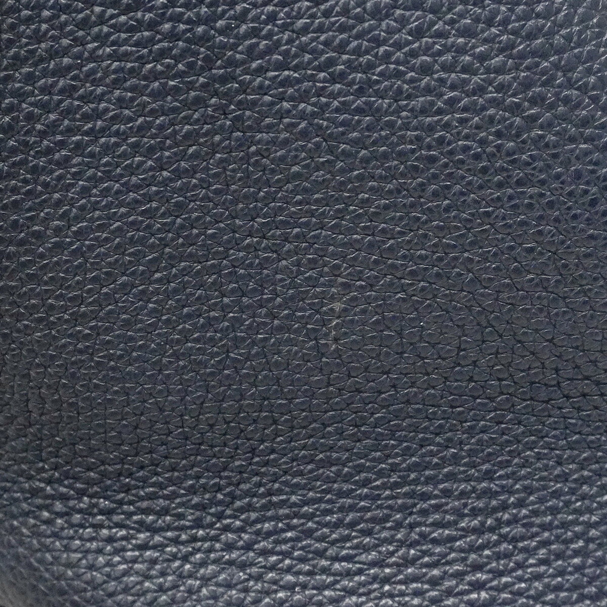 Hermes Navy Taurillon Clemence Leather Handbag (Pre-Owned)