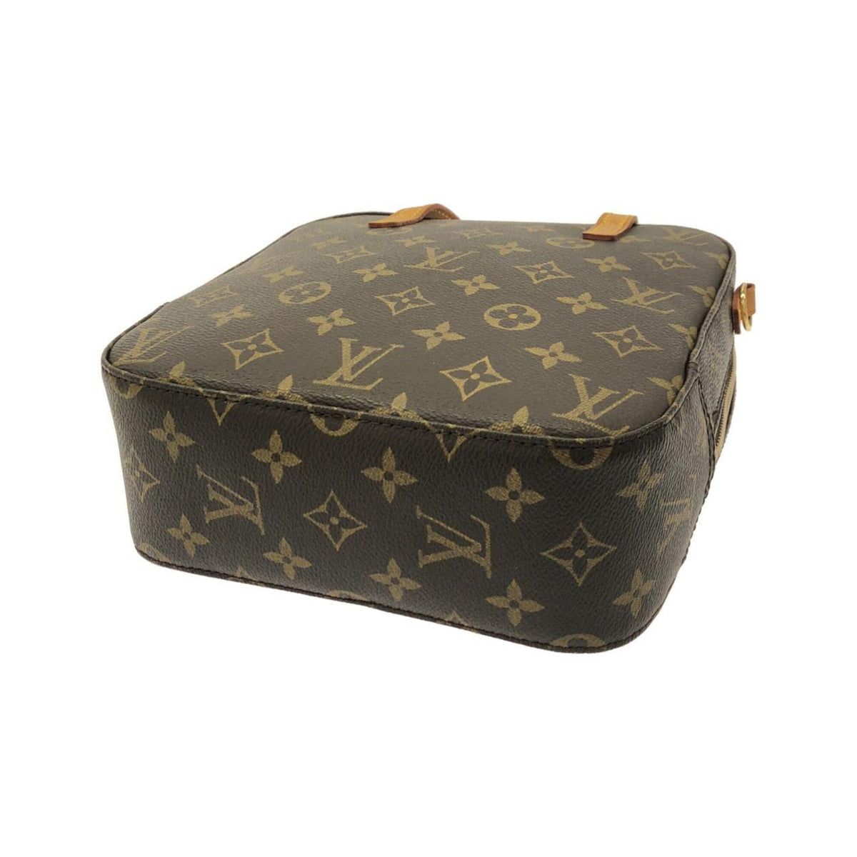 Louis Vuitton Marron Monogram Coated Canvas Handbag (Pre-Owned)