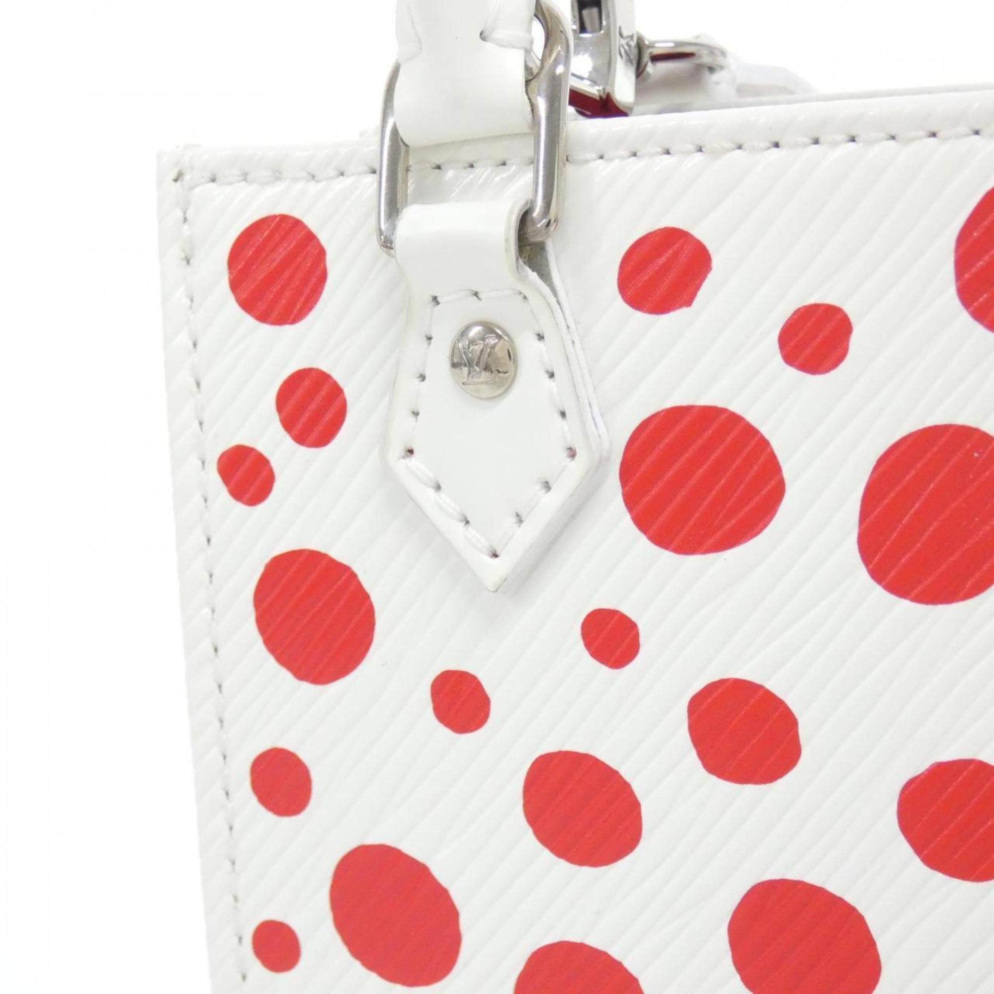 Louis Vuitton Epi Blanc Rouge Leather Handbag (Pre-Owned)