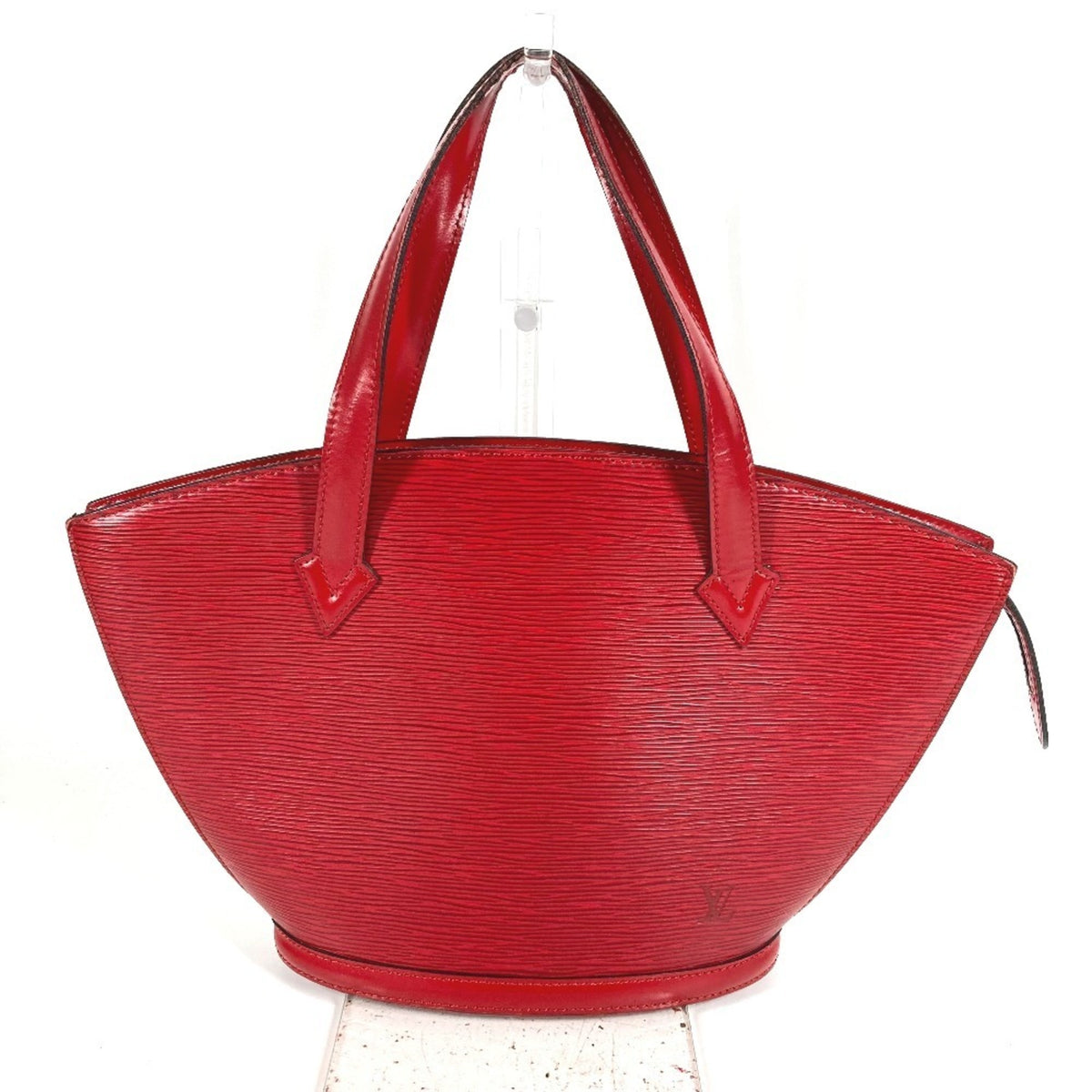 Louis Vuitton Epi Castilian Red Red Color Epi Leather Handbag Shoulder Bag Tote Bag (Pre-Owned)