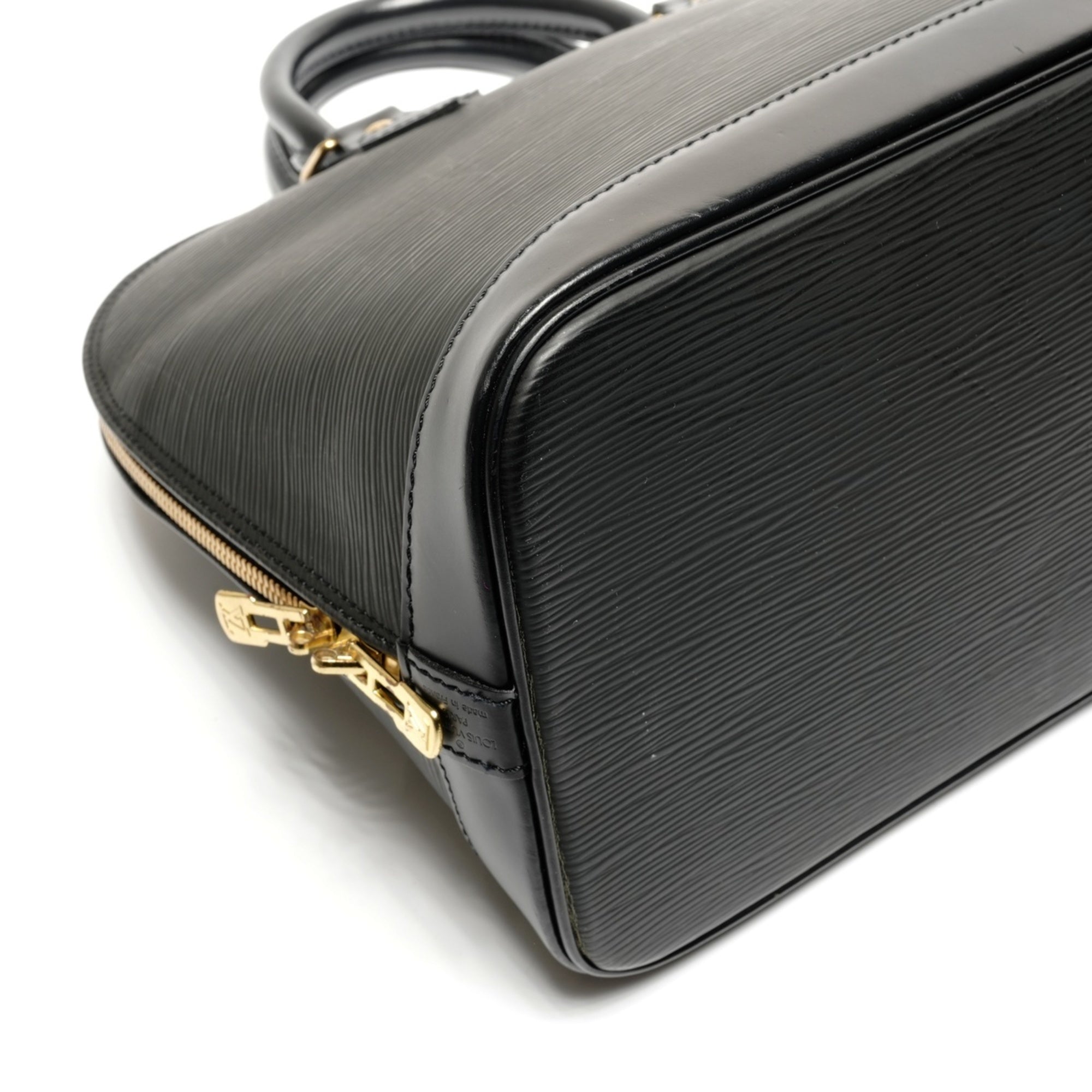 Louis Vuitton Epi Black Epi Leather Handbag (Pre-Owned)