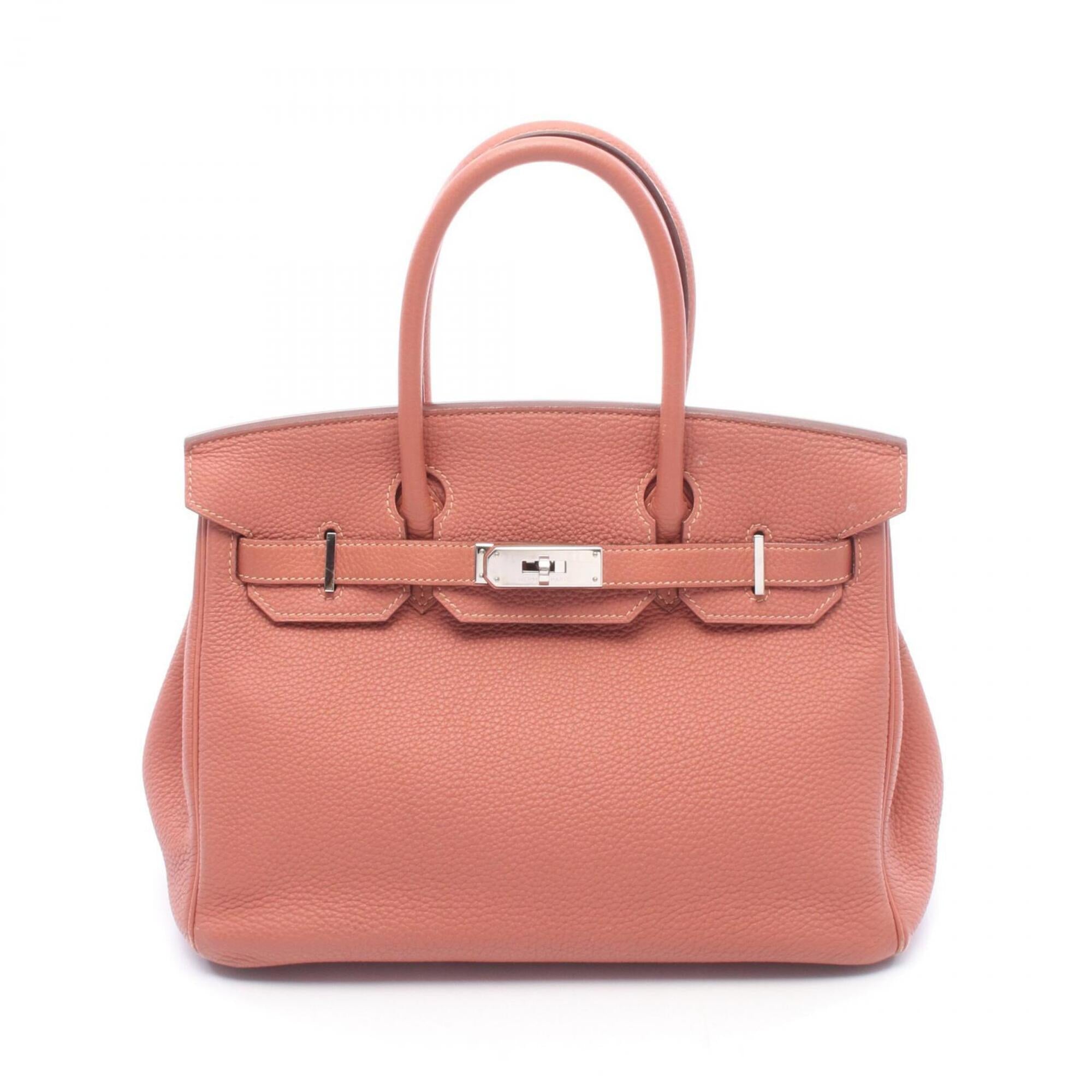 Hermes Pink Rosy Togo Leather Handbag (Pre-Owned)
