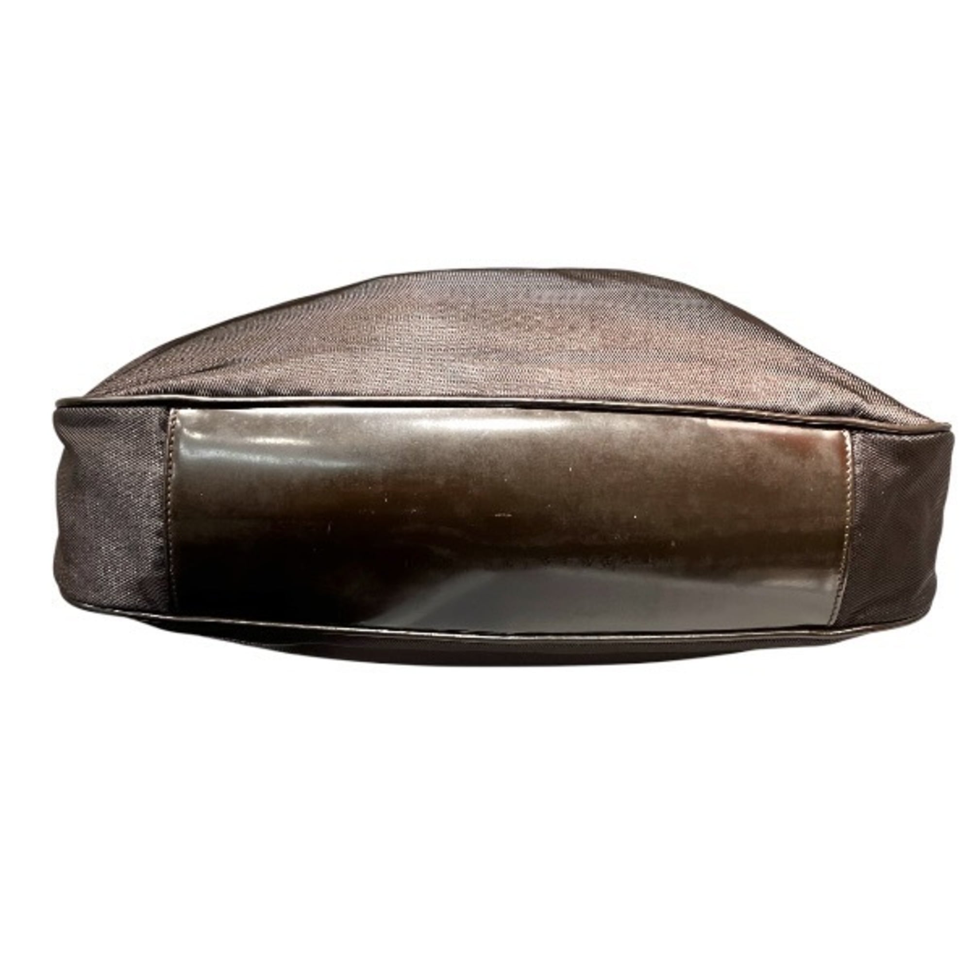 Gucci Brown Leather Handbag Shoulder Bag (Pre-Owned)
