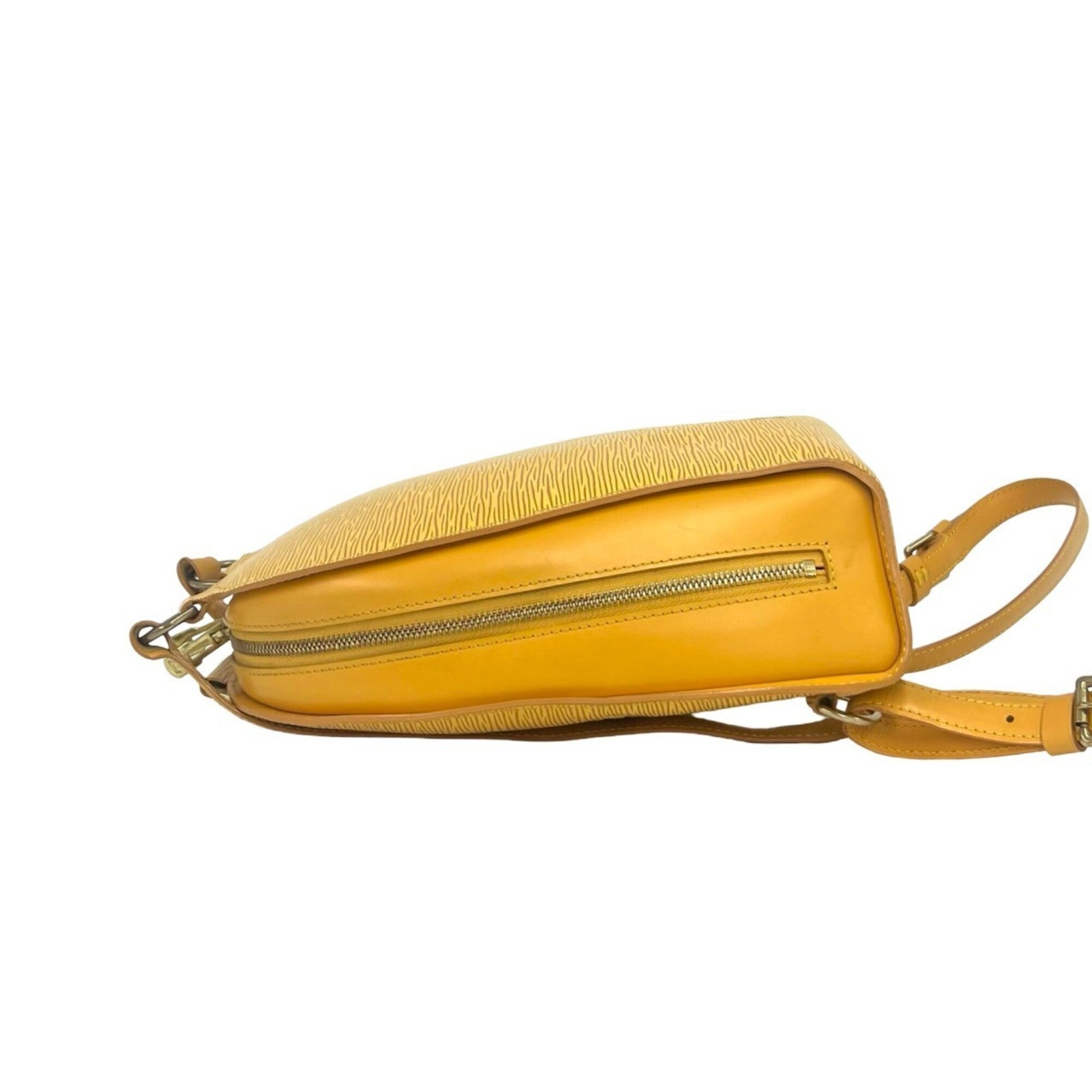 Louis Vuitton Yellow Leather Backpack (Pre-Owned)