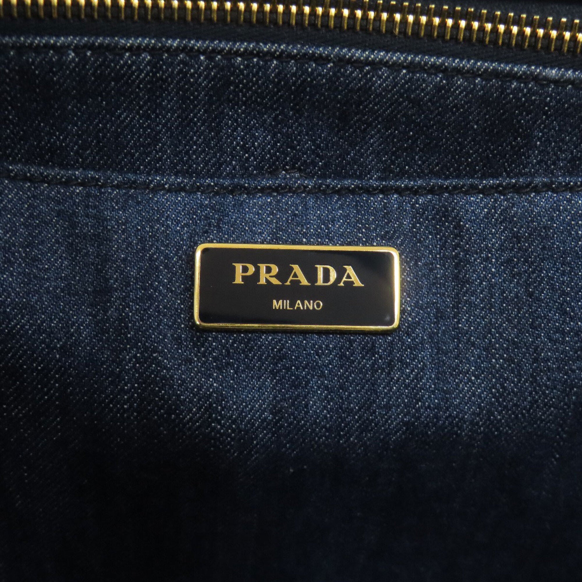 Prada Blue Denim Handbag (Pre-Owned)