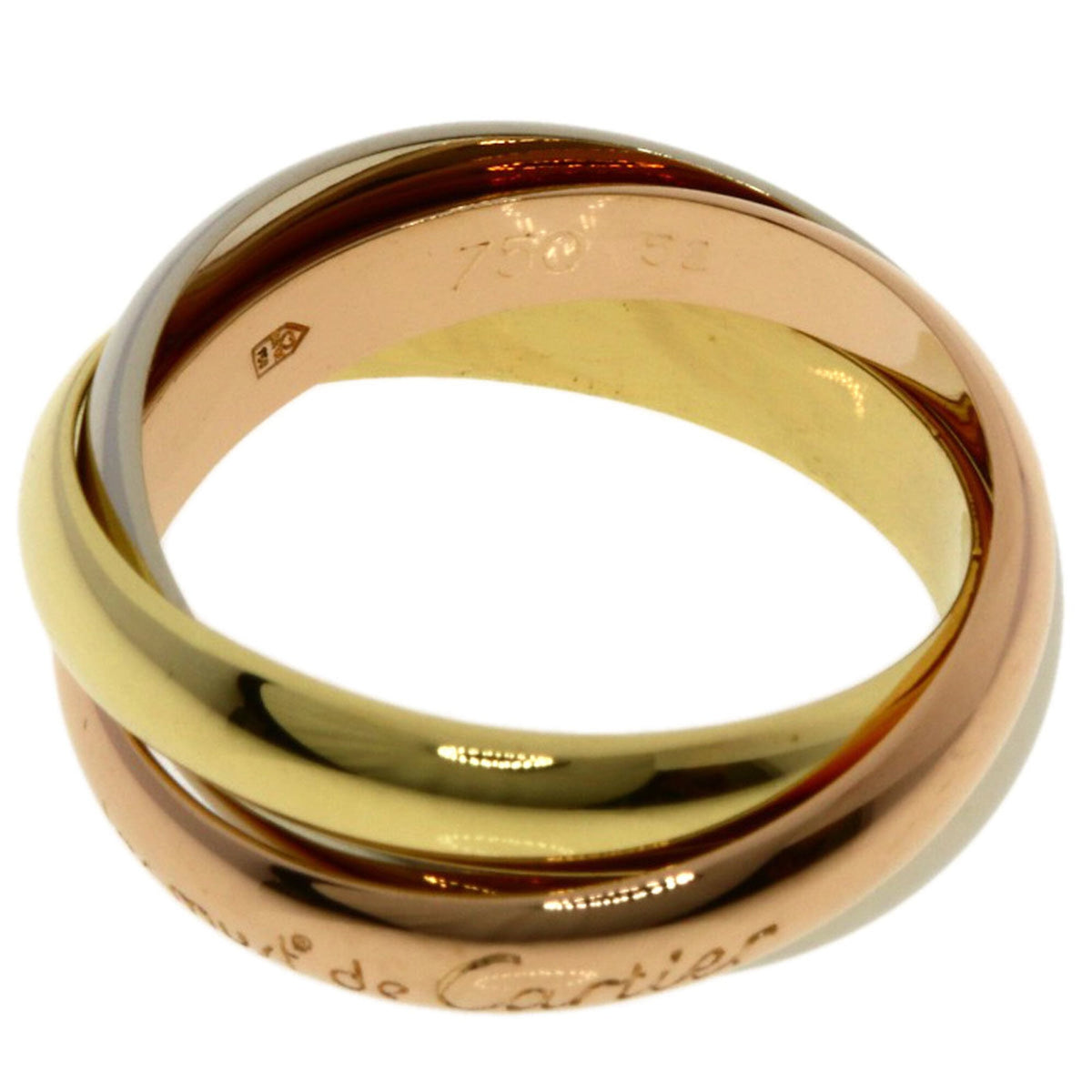 Cartier Yellow Gold (18K) Pink Gold (18K) White Gold (18K) Band Ring (Pre-Owned)