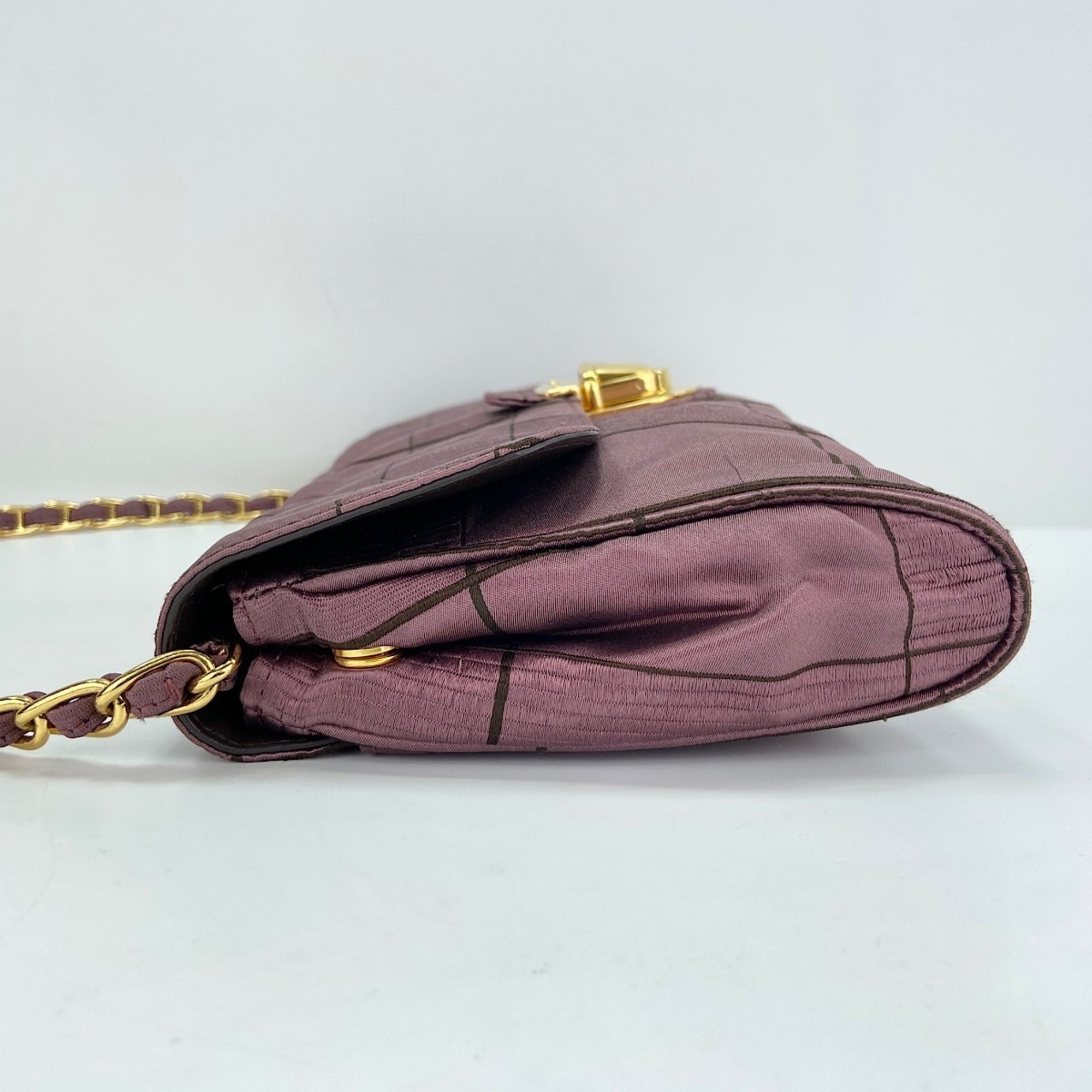 Prada Purple Nylon Shoulder Bag (Pre-Owned)