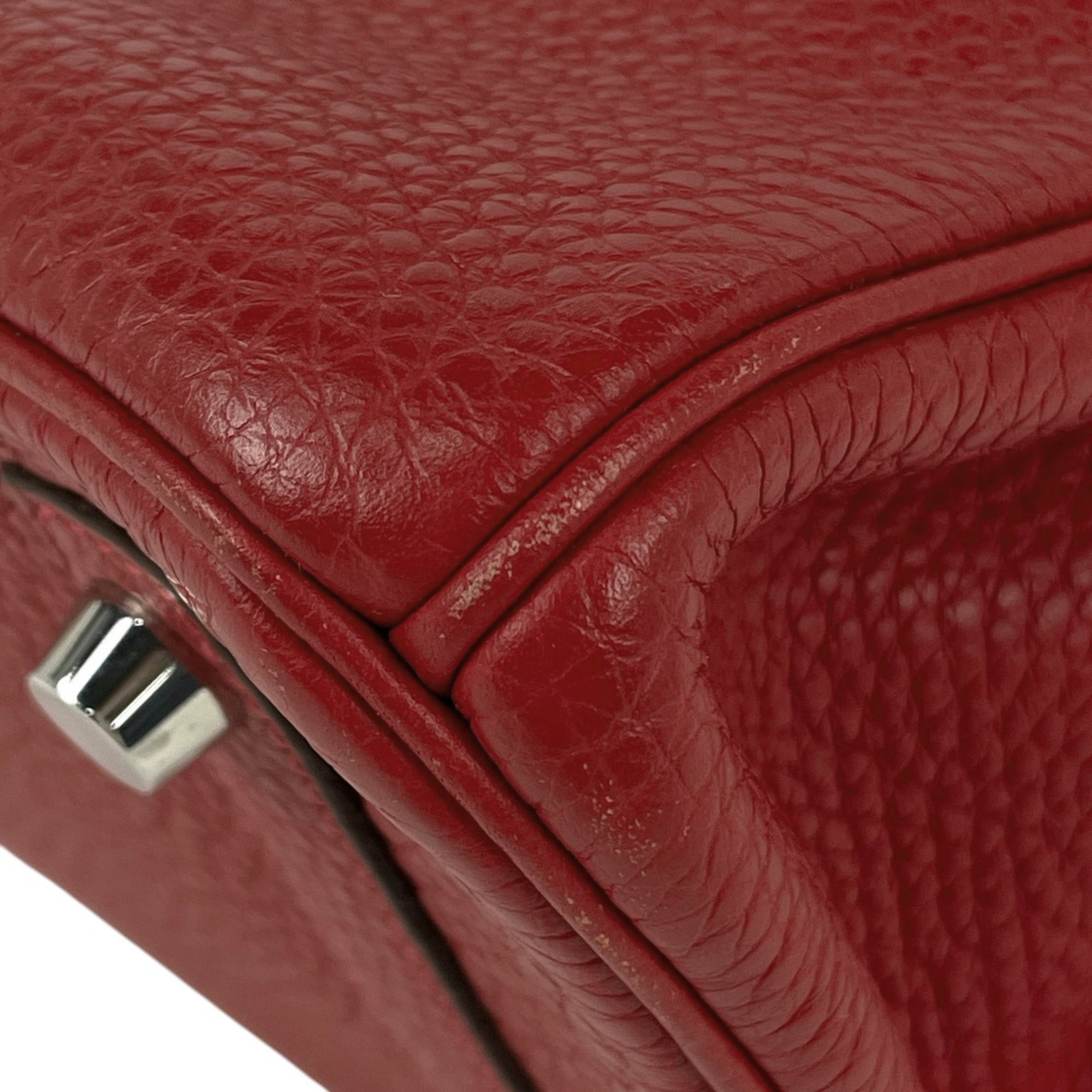 Hermes Birkin Rouge Casaque Togo Leather Handbag (Pre-Owned)