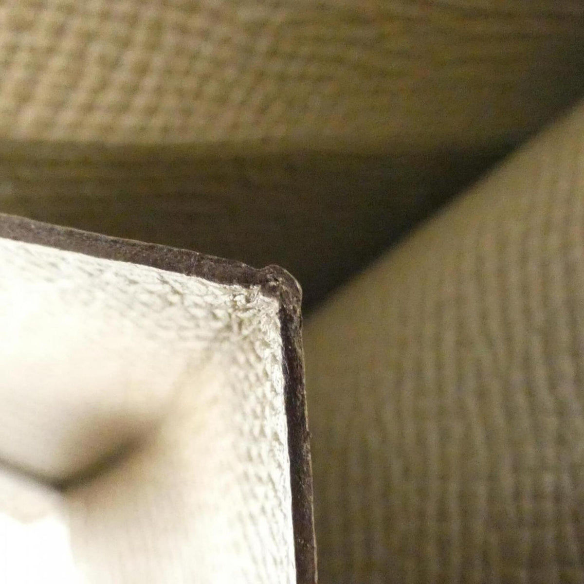 Hermes Bearn Etoupe Gray Epsom Leather Long Wallet (Bi-Fold) (Pre-Owned)