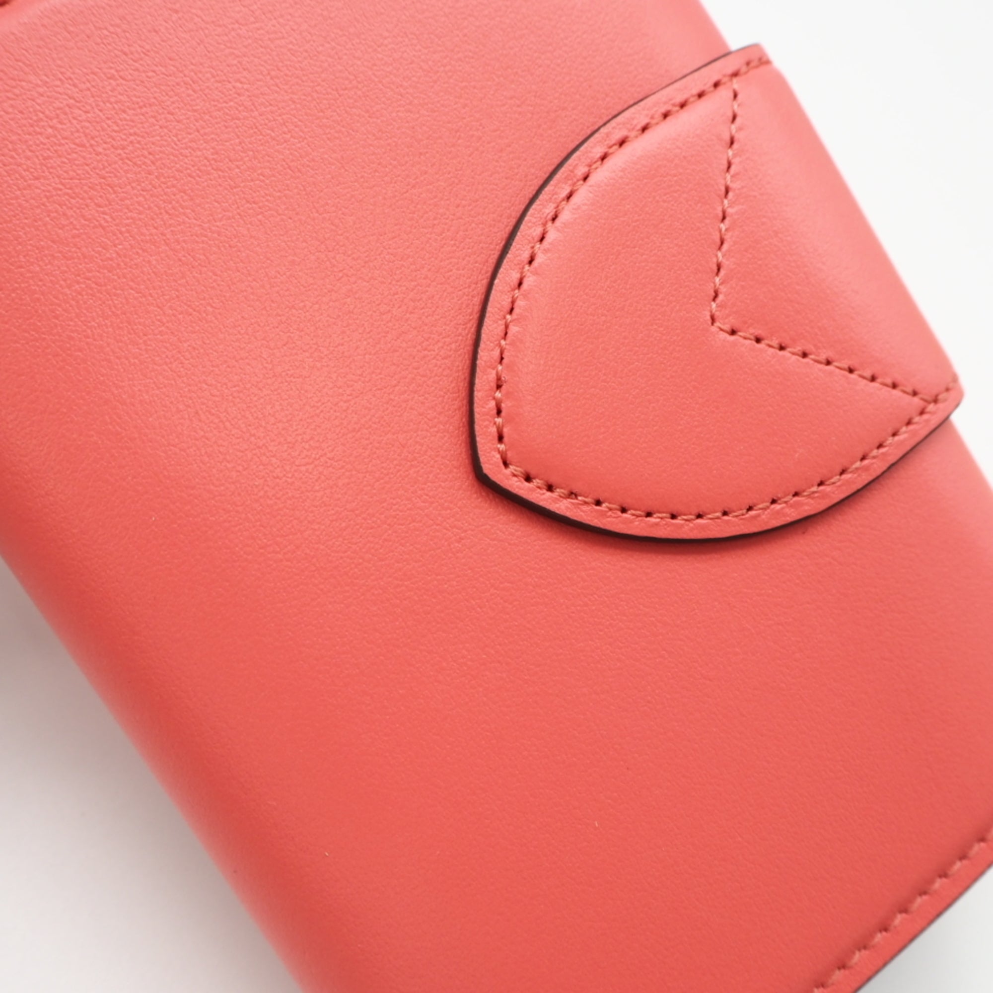 Louis Vuitton Blue Pink Leather Wallet (Tri-Fold) (Pre-Owned)