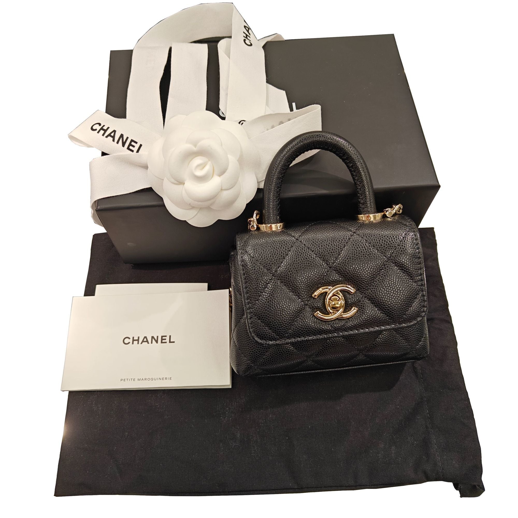 Chanel Black Caviar Leather Backpack (Pre-Owned)