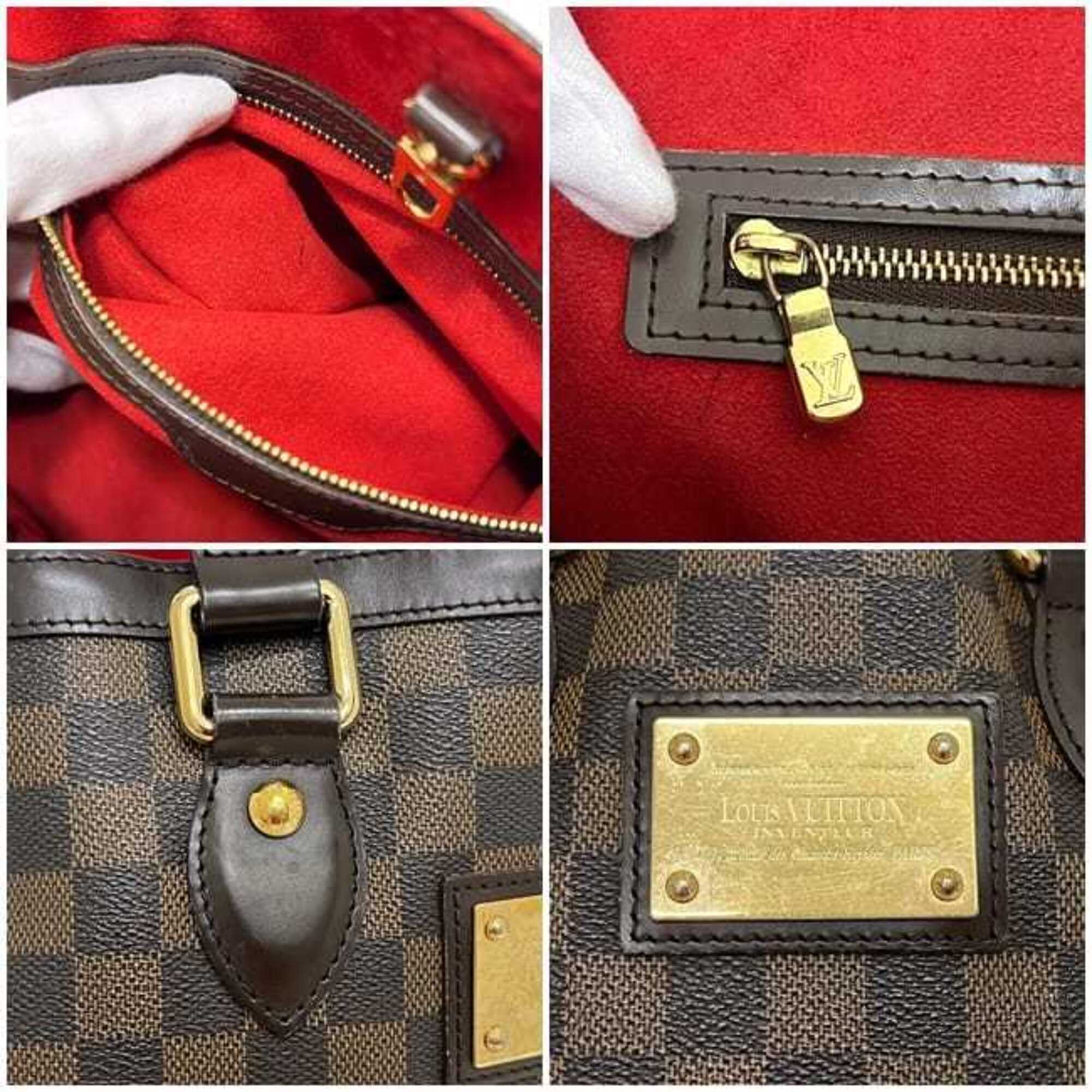 Louis Vuitton Damier Brown Damier Canvas Tote Bag (Pre-Owned)