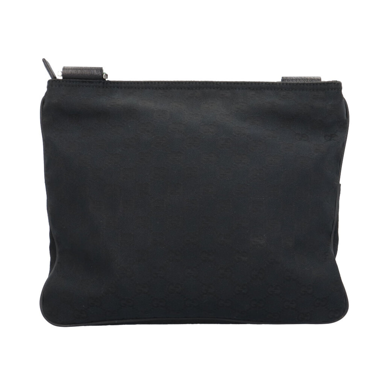 Gucci Black Gg Canvas Shoulder Bag (Pre-Owned)