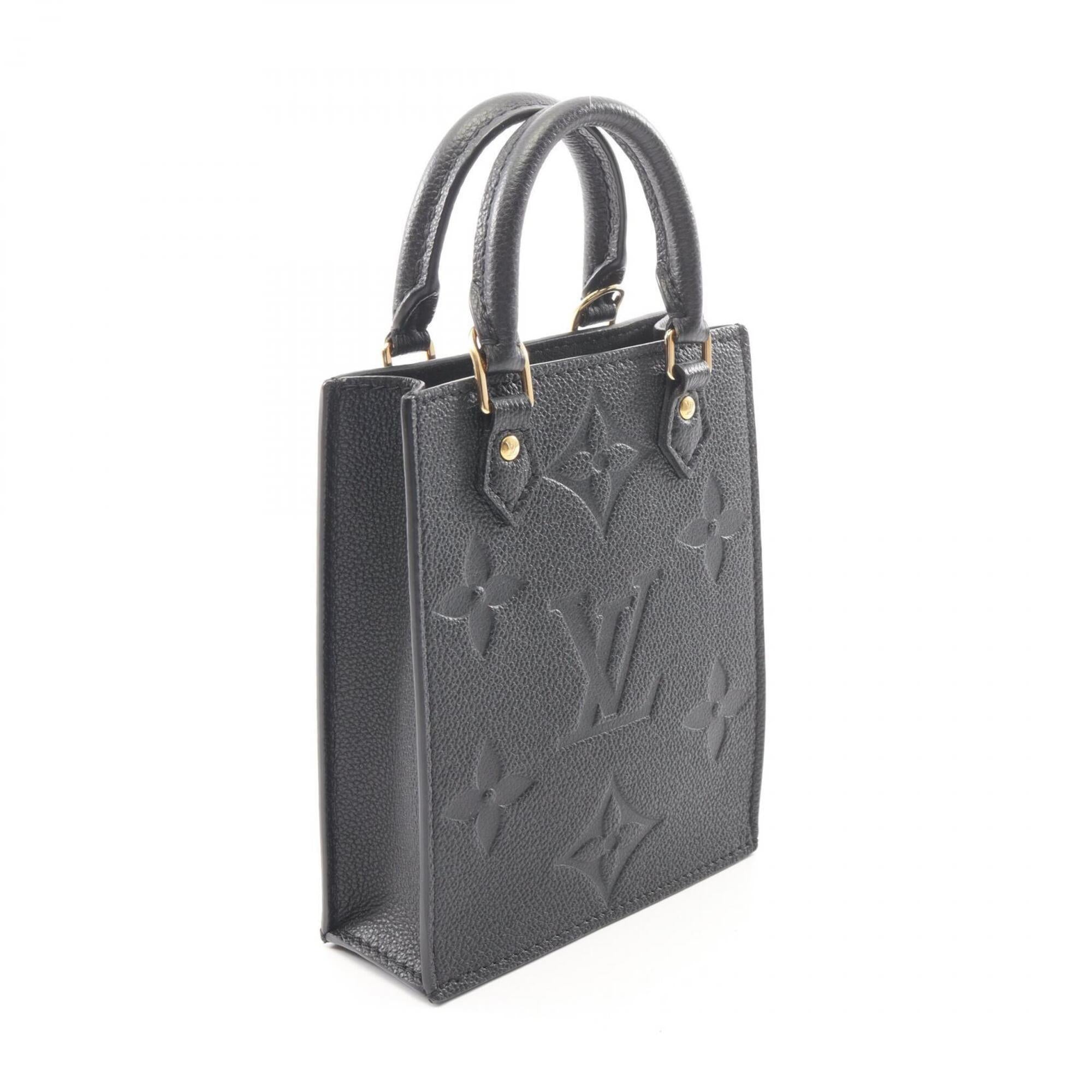 Louis Vuitton Black Noir Monogram Empreinte Handbag (Pre-Owned)