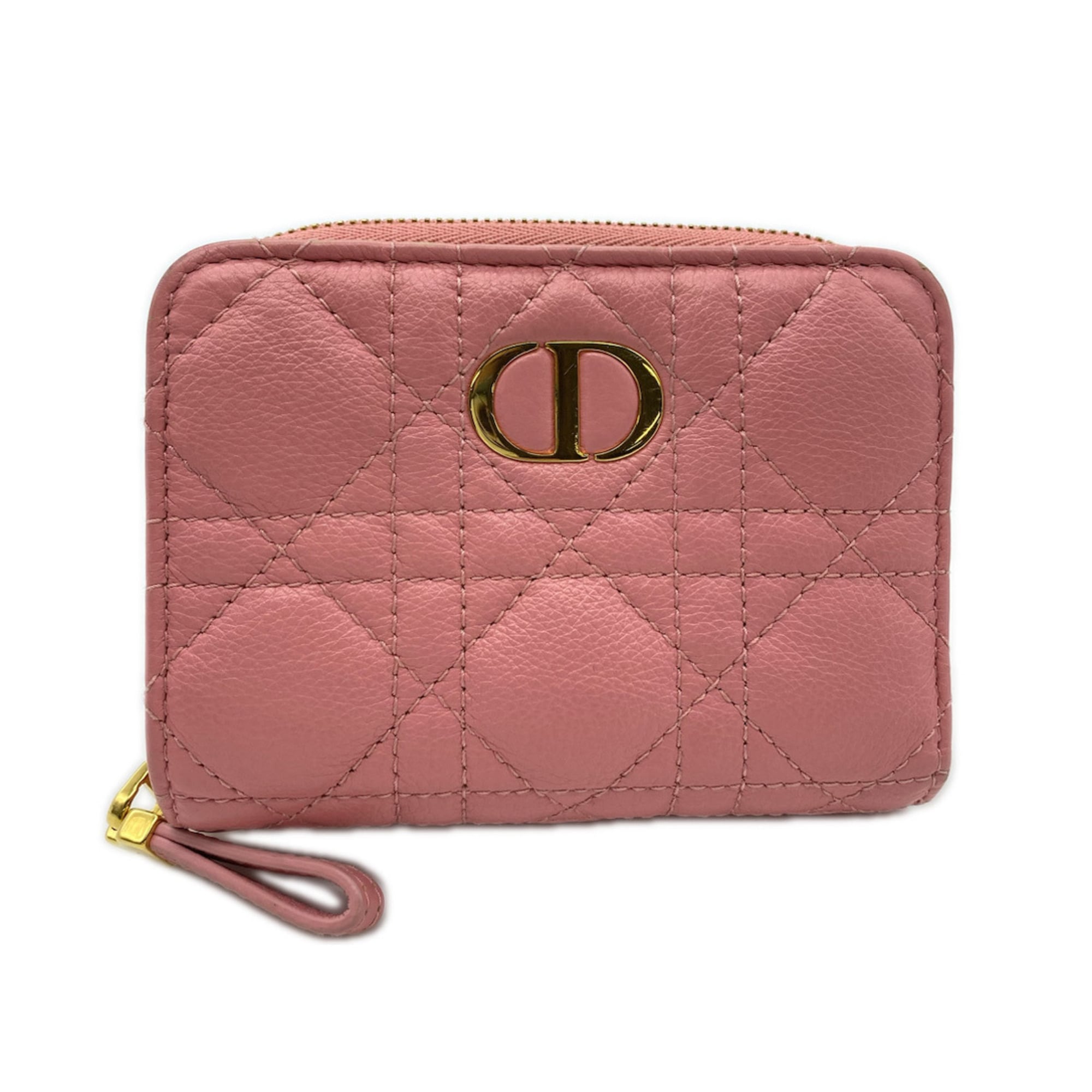 Christian Dior Pink Leather Wallet (Bi-Fold) (Pre-Owned)