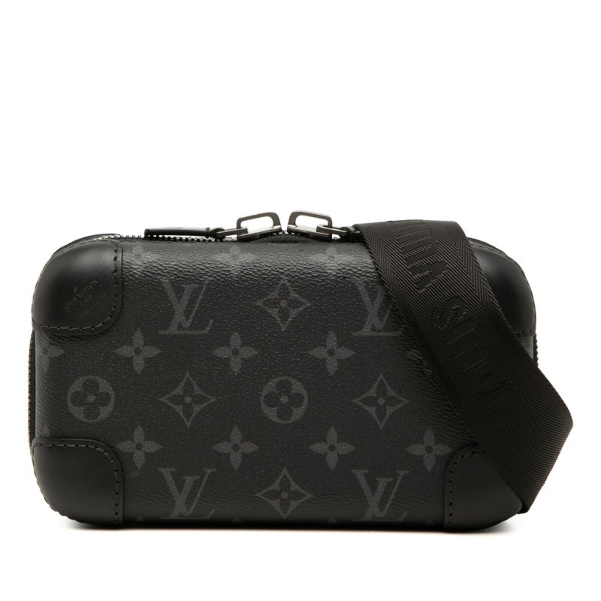 Louis Vuitton Black Pvc Leather Shoulder Bag (Pre-Owned)