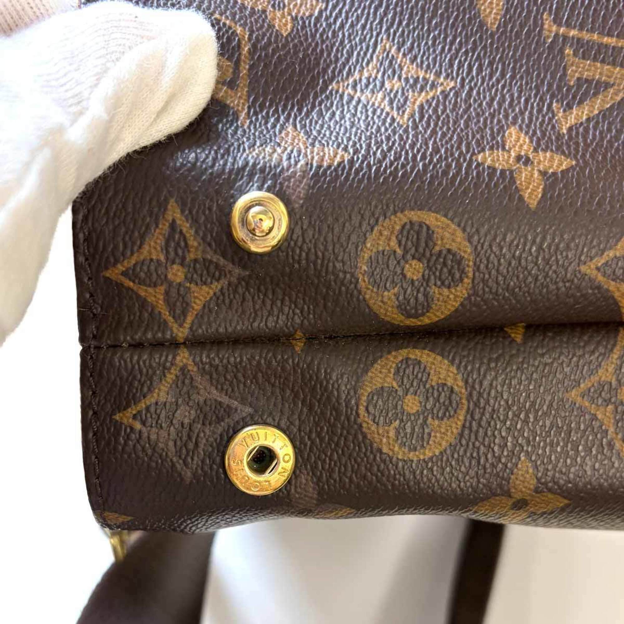 Louis Vuitton Brown Monogram Monogram Handbag Tote Bag (Pre-Owned)