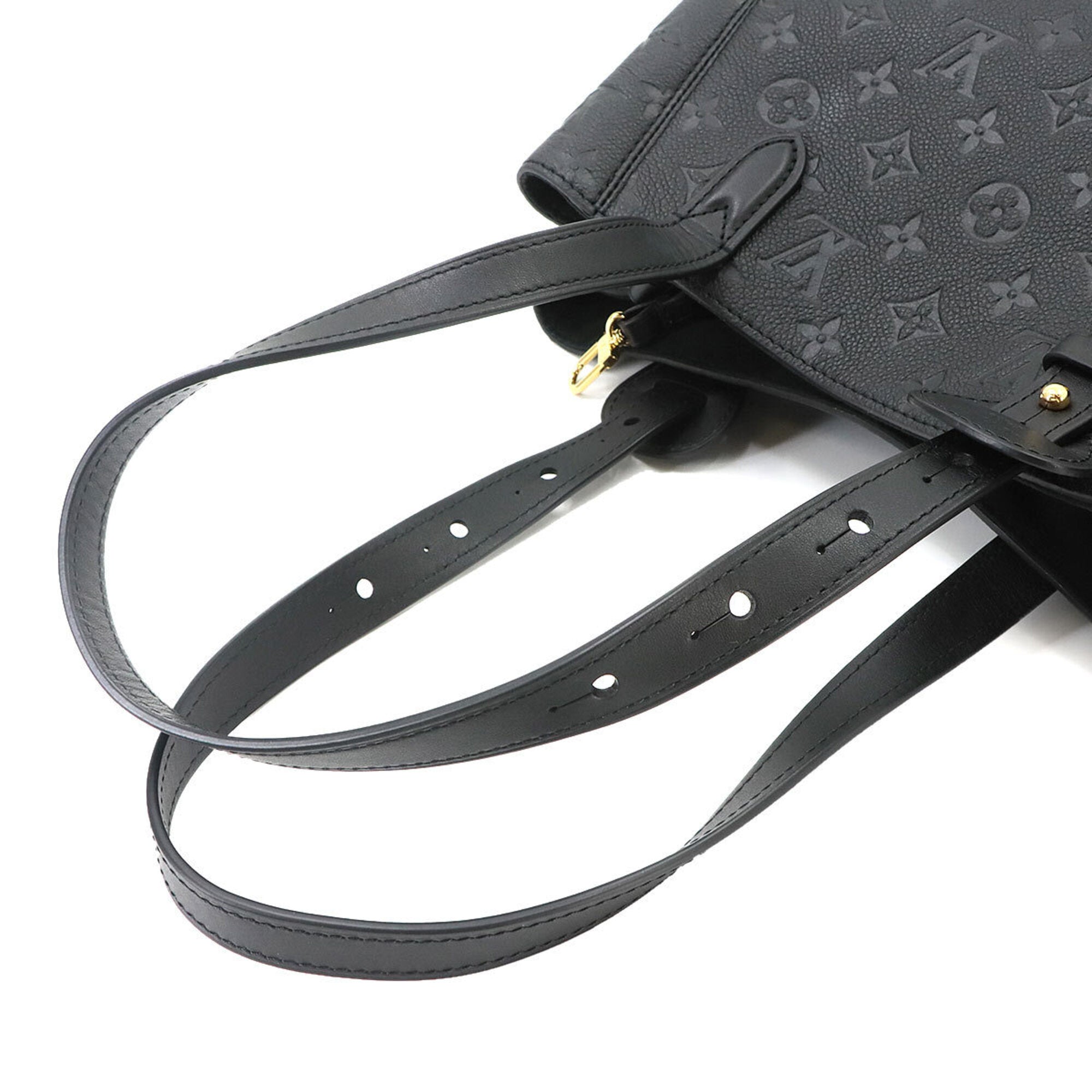 Louis Vuitton Monogram Noir Monogram Empreinte Handbag Tote Bag (Pre-Owned)