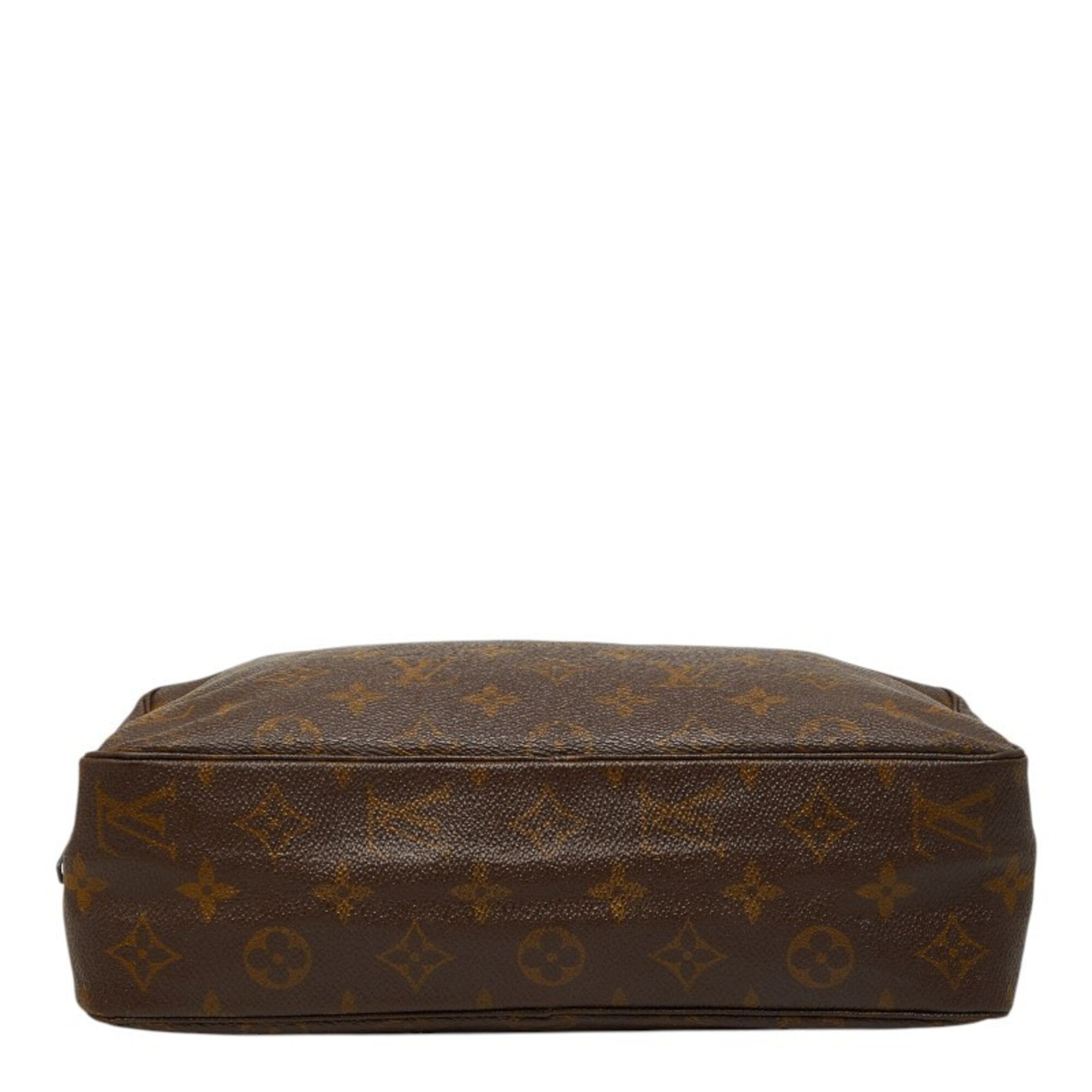 Louis Vuitton Brown Pvc Clutch Bag Handbag Pouch (Pre-Owned)