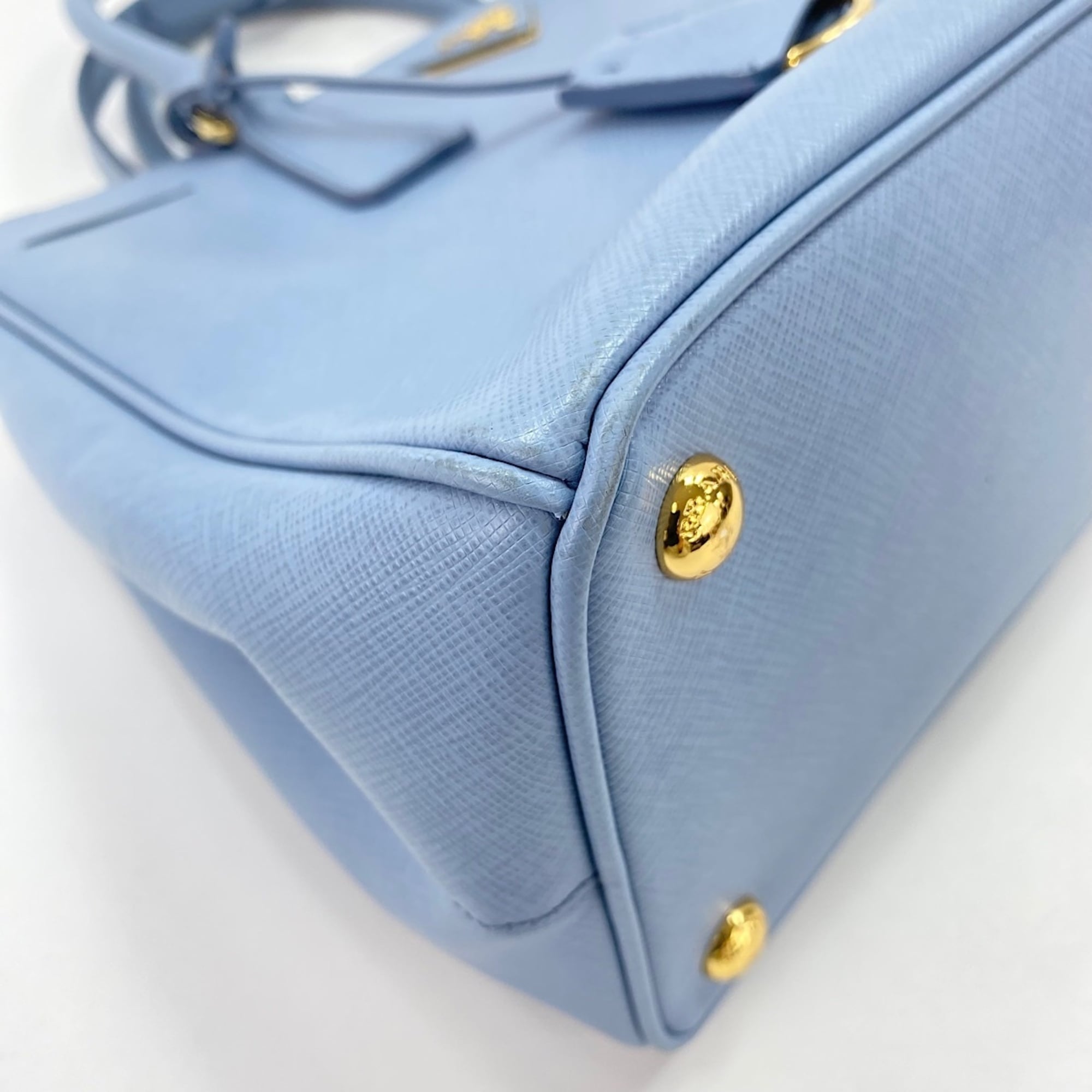 Prada Blue Handbag Shoulder Bag (Pre-Owned)