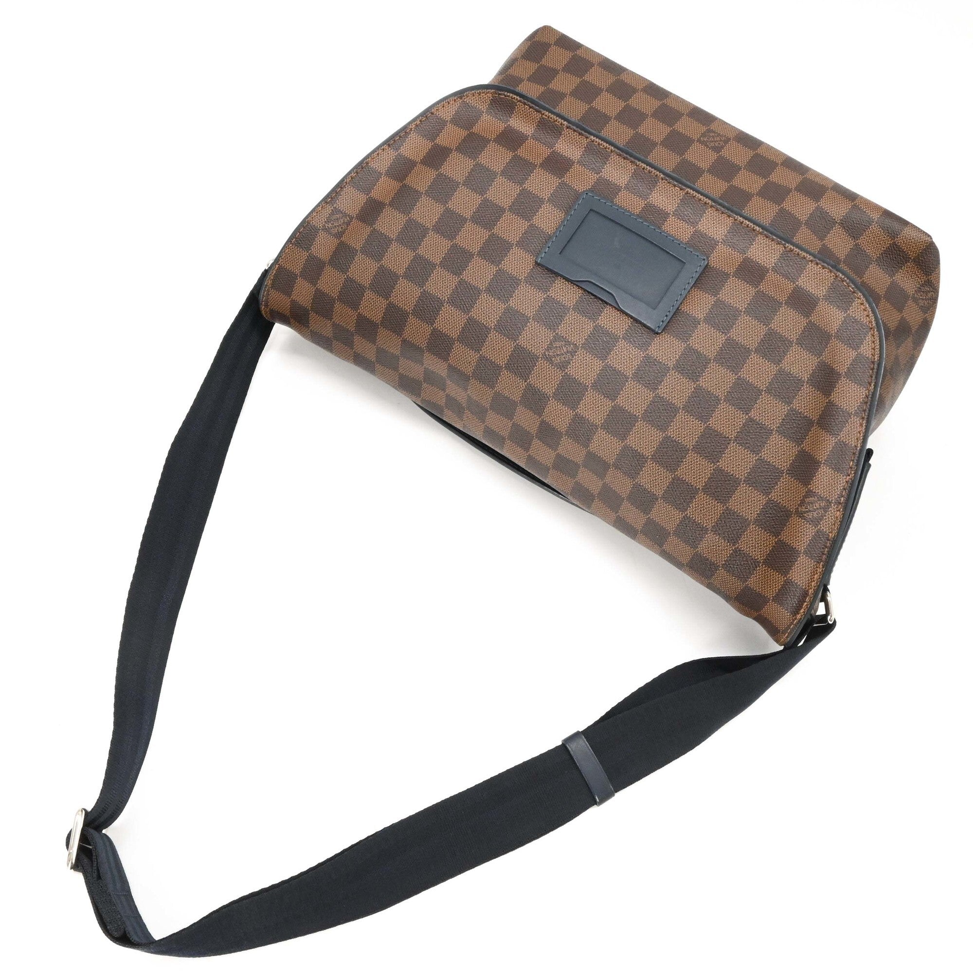 Louis Vuitton Brown Damier Graphite Shoulder Bag (Pre-Owned)