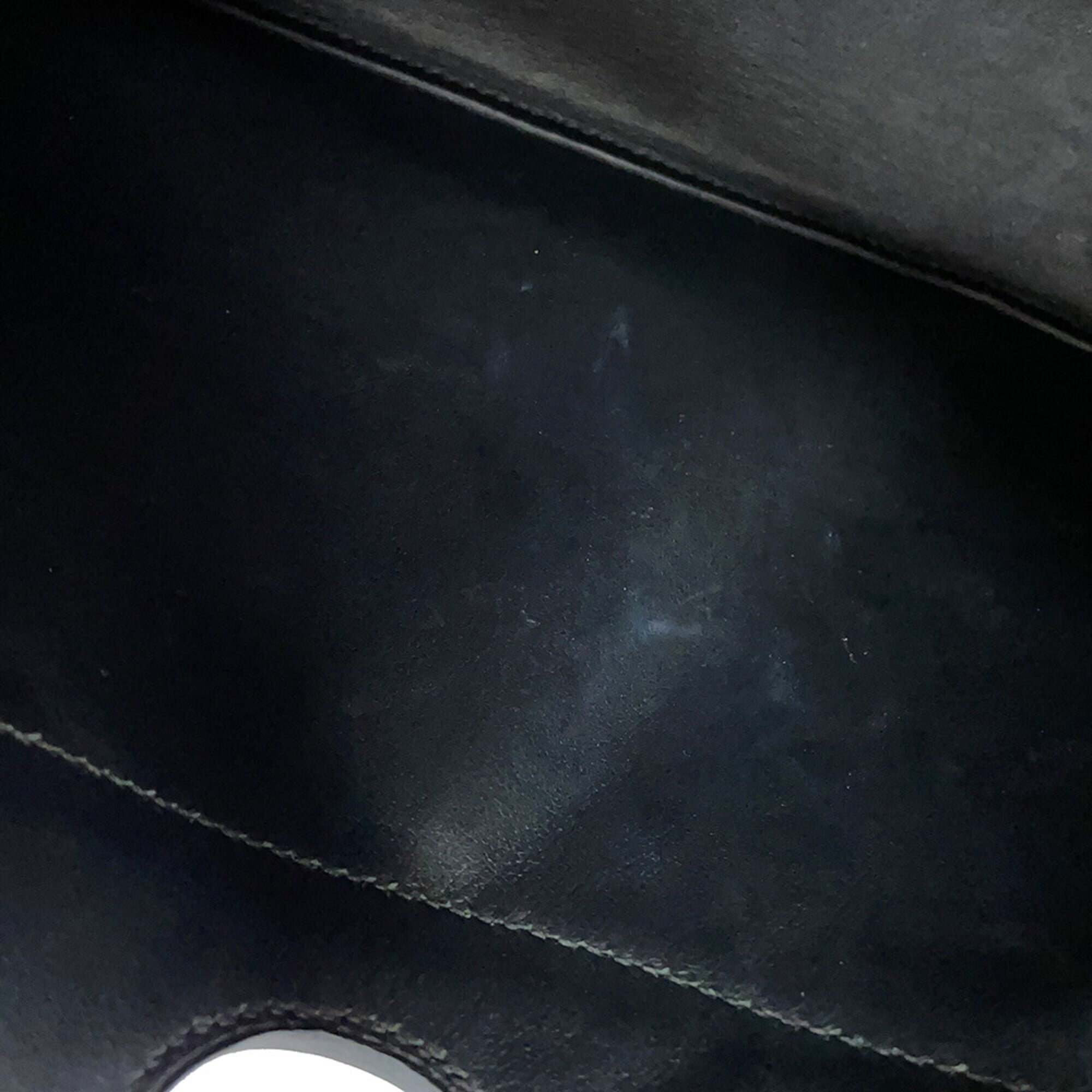 Hermes Kara Black Canvas Handbag Tote Bag (Pre-Owned)