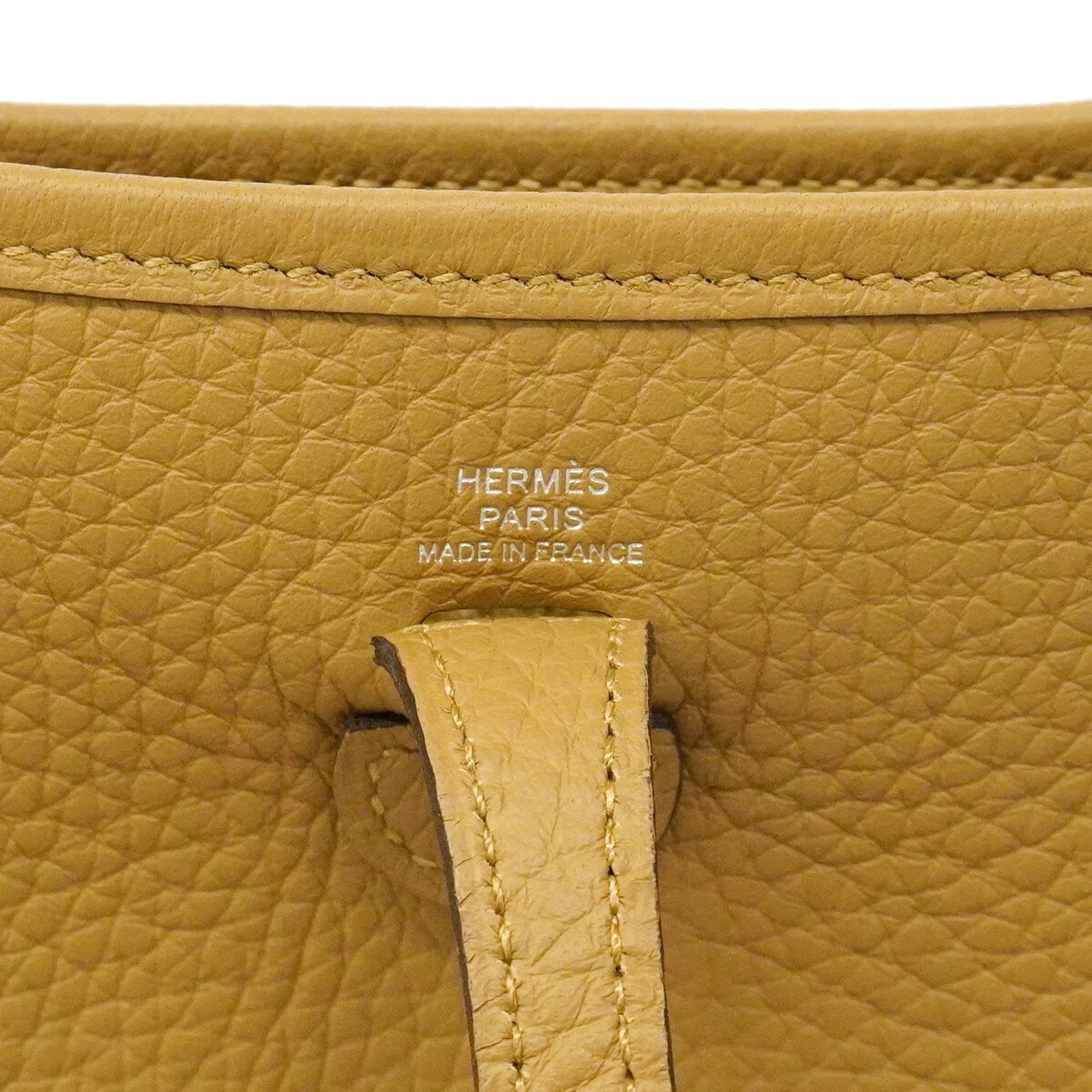 Hermes Brown Taurillon Clemence Leather Shoulder Bag (Pre-Owned)