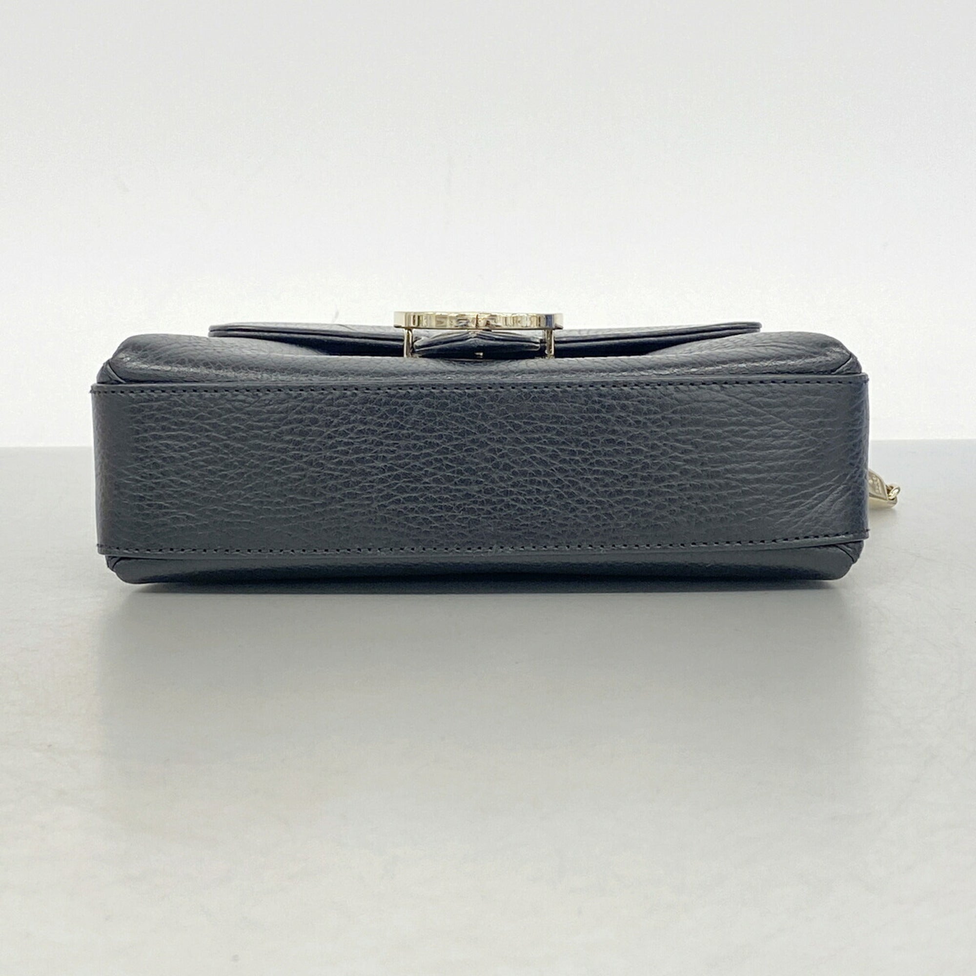 Gucci Black Leather Shoulder Bag (Pre-Owned)