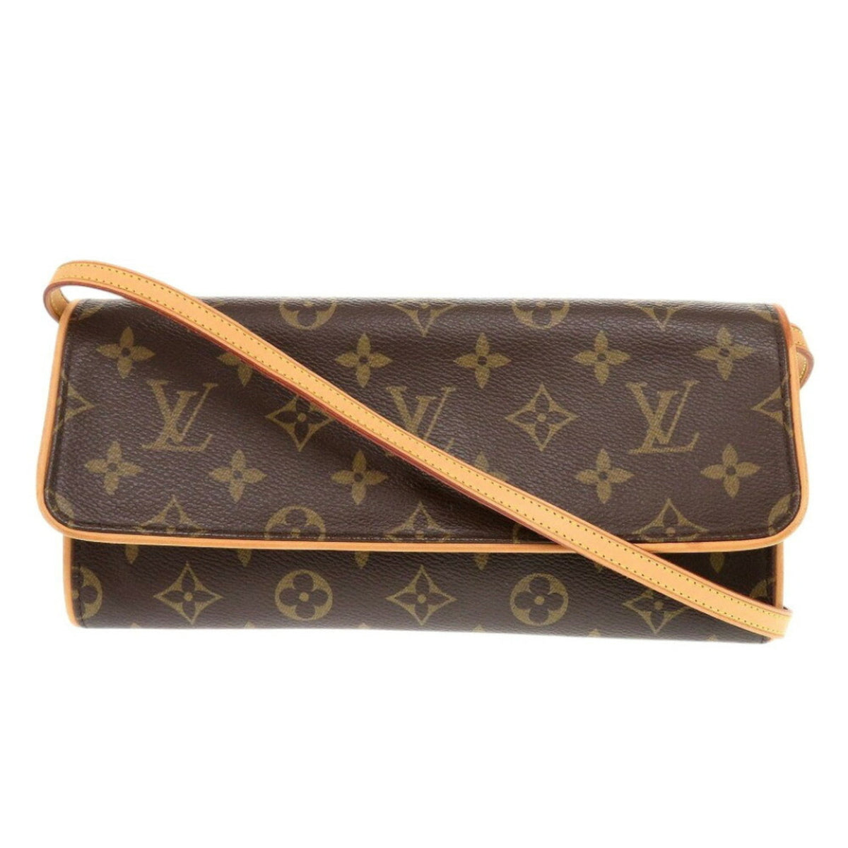 Louis Vuitton Brown Monogram Monogram Pochette Shoulder Bag (Pre-Owned)