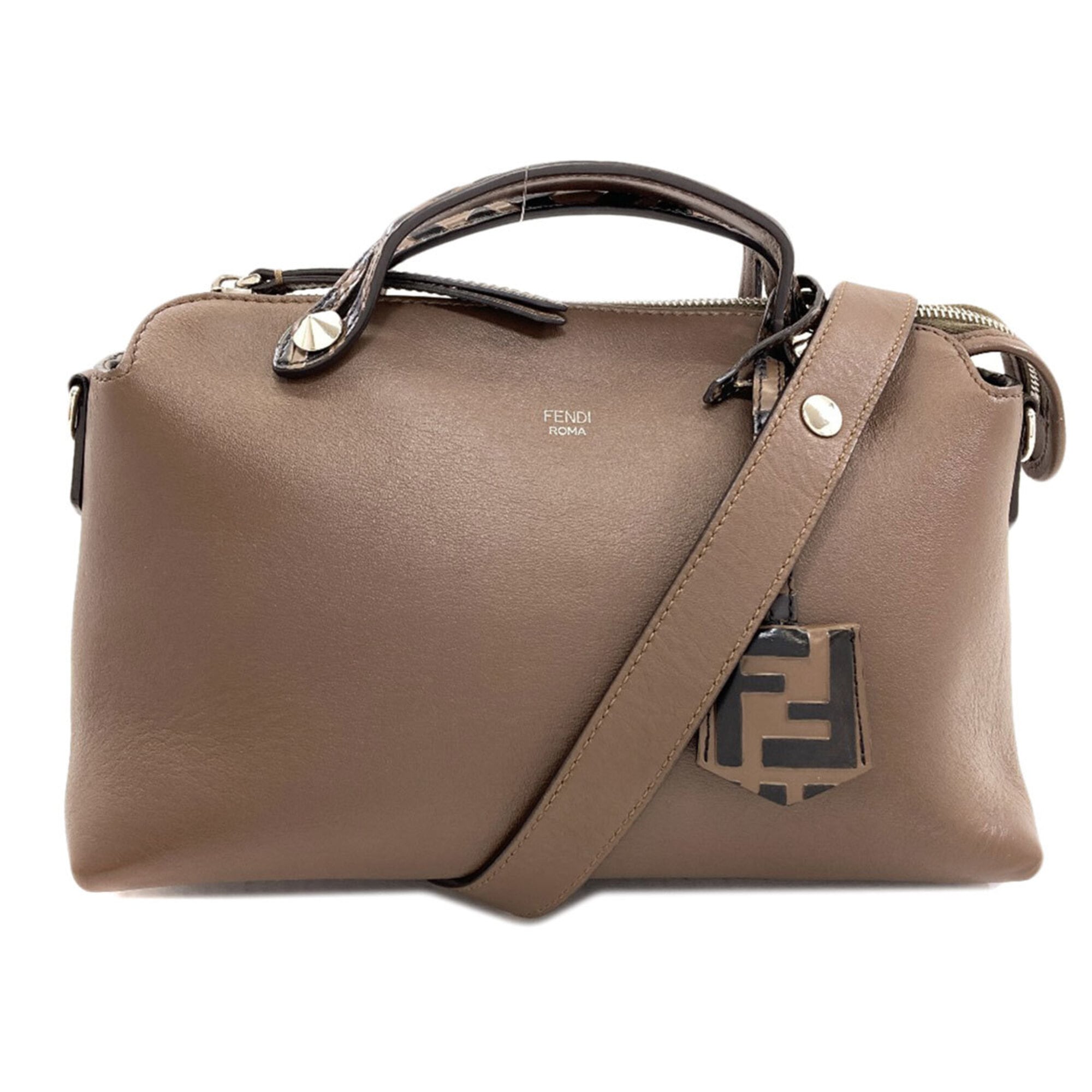 Fendi Brown Leather Handbag (Pre-Owned)