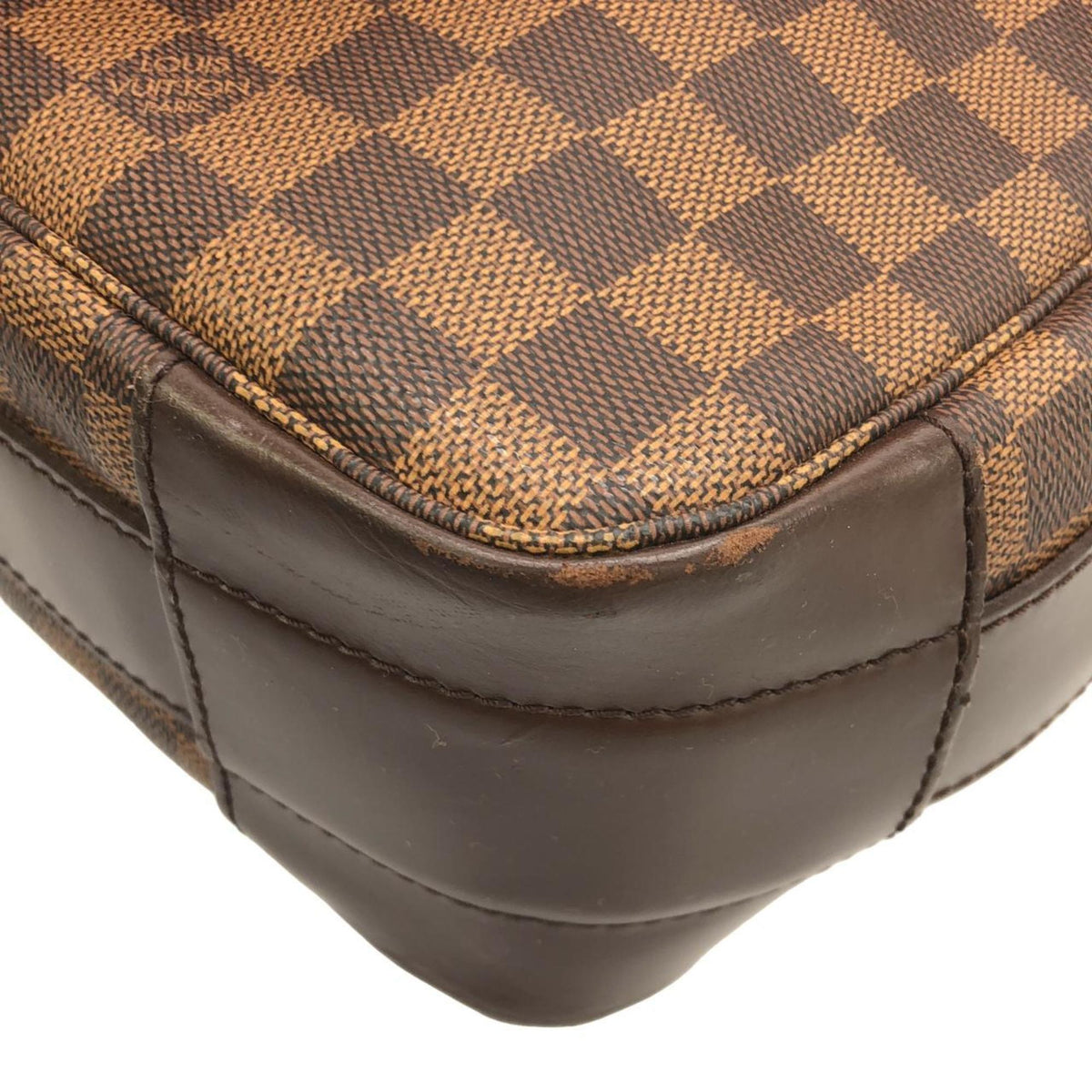 Louis Vuitton Ebene Coated Canvas Shoulder Bag (Pre-Owned)