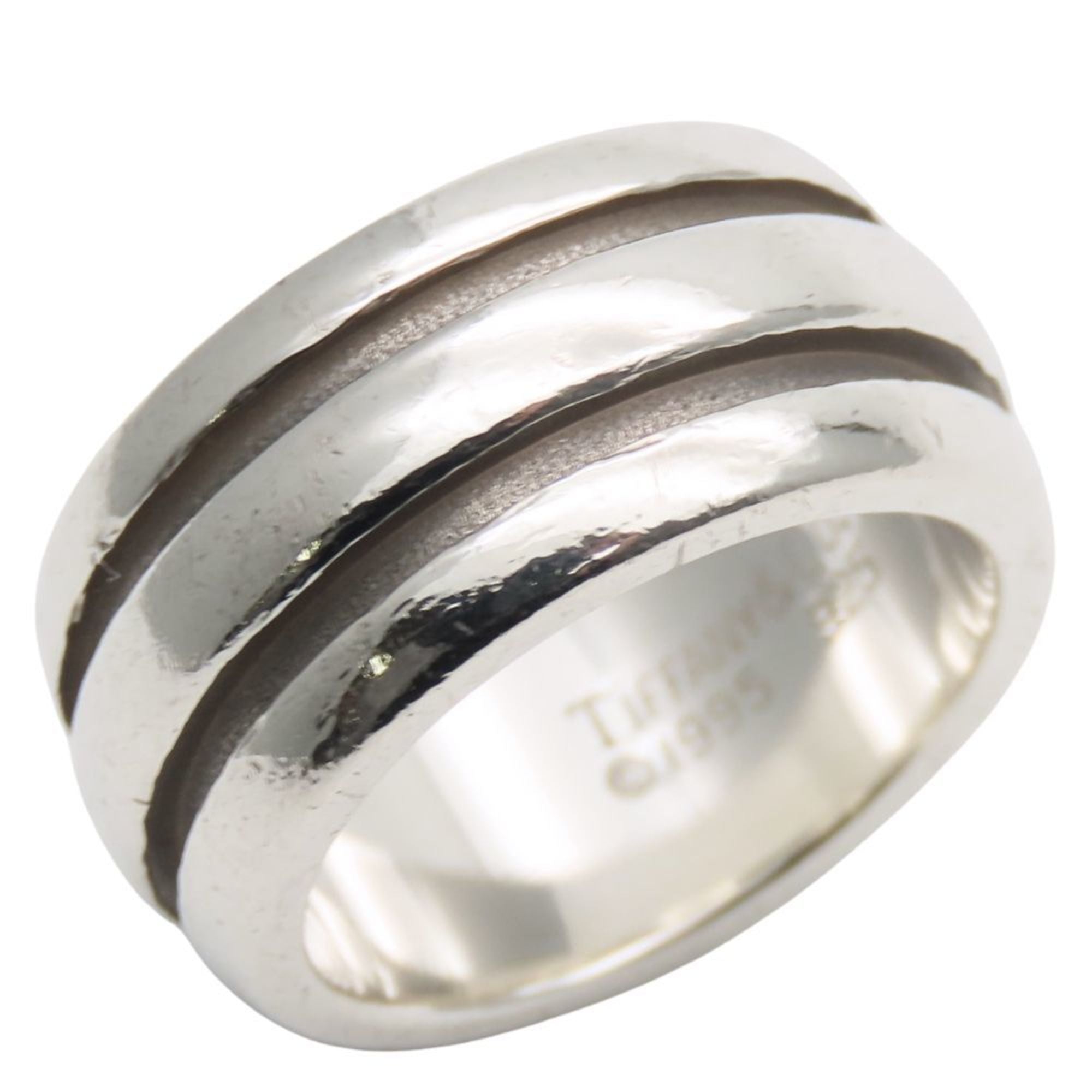 Tiffany Silver Silver 925 Band Ring (Pre-Owned)