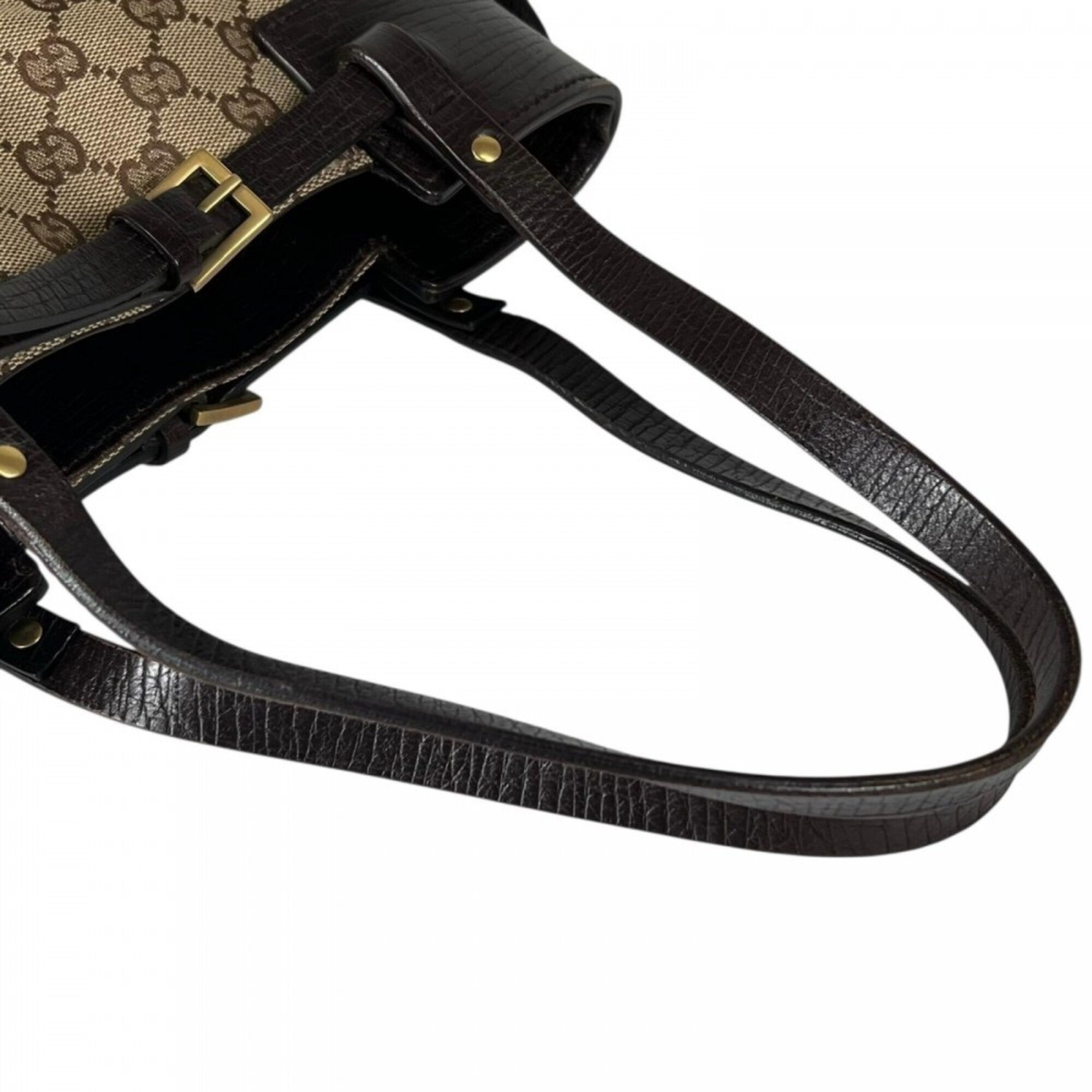 Gucci Brown Gg Canvas Handbag (Pre-Owned)