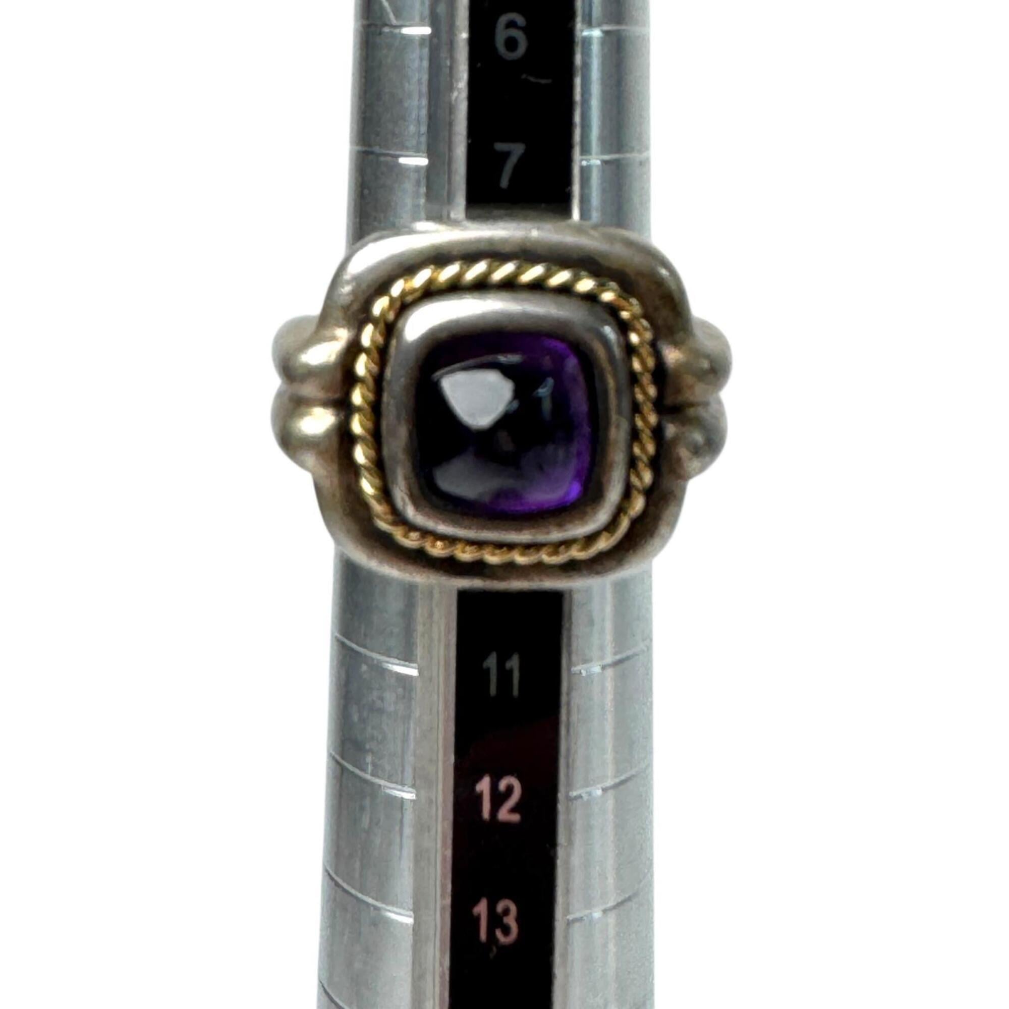 Tiffany Gold Silver Purple Gold (18K) Silver 925 Band Ring (Pre-Owned)