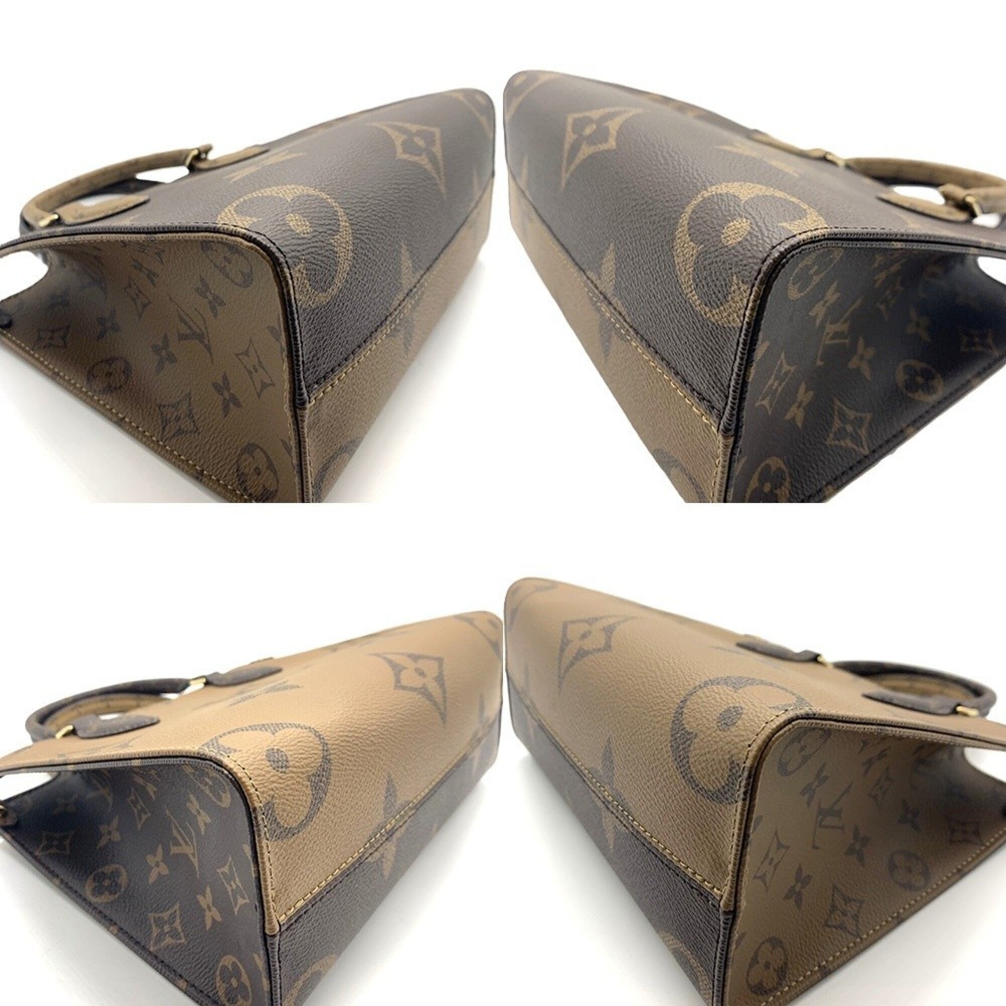 Louis Vuitton Brown Monogram Reverse Monogram Reverse Tote Bag (Pre-Owned)