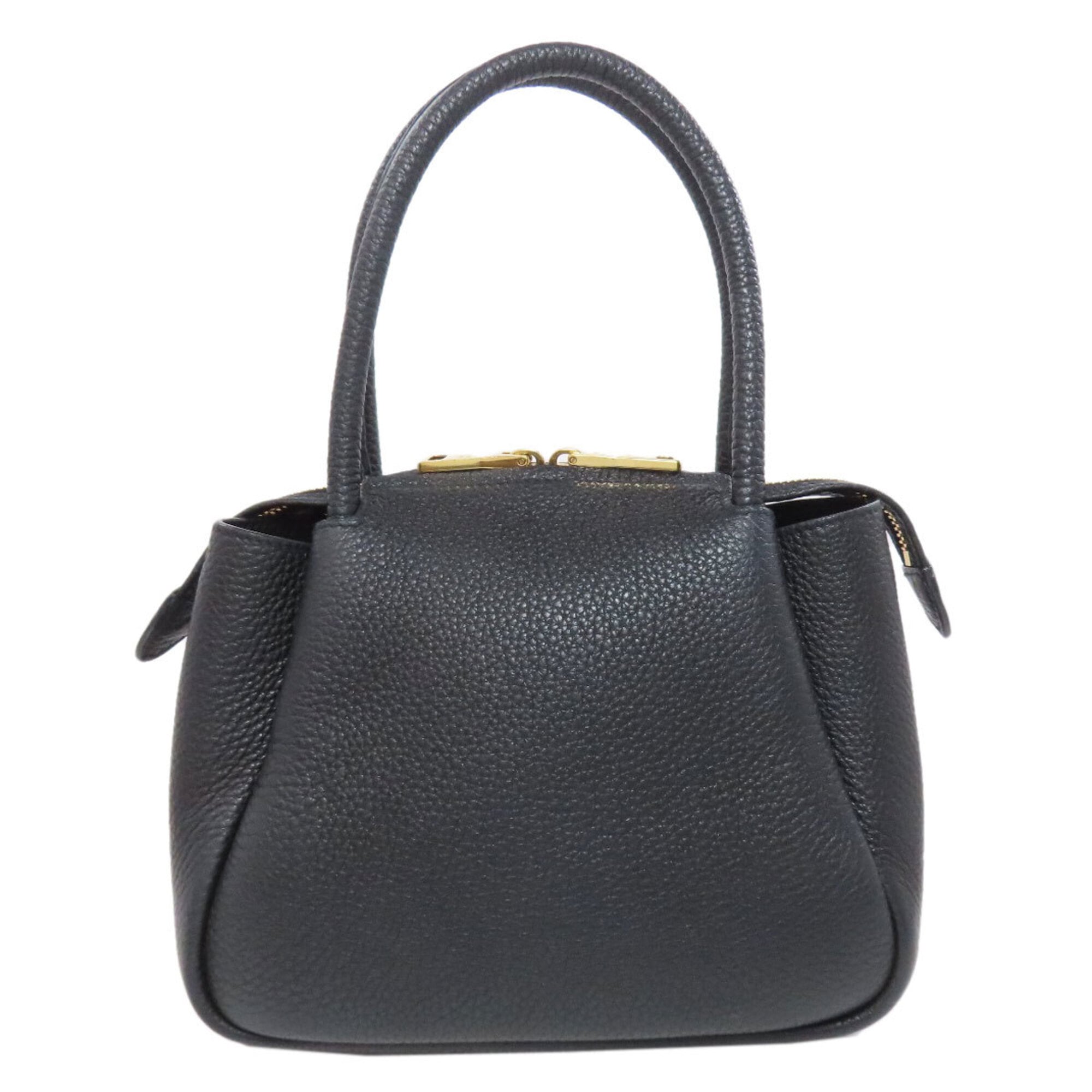 Prada Black Leather Handbag (Pre-Owned)