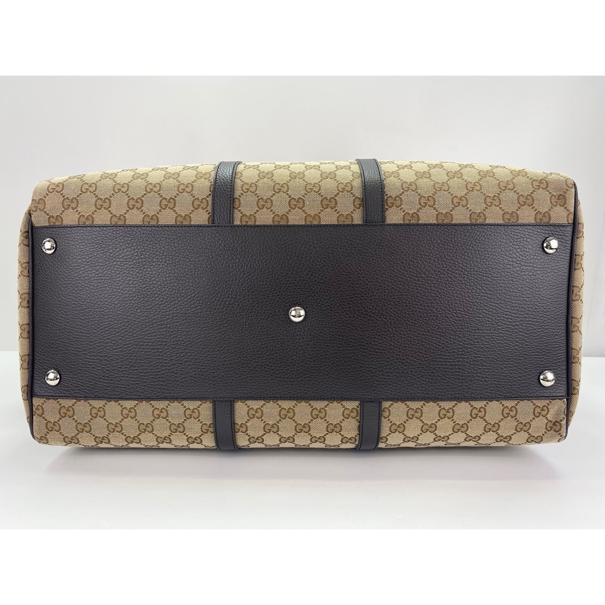 Gucci Brown Gg Canvas Handbag (Pre-Owned)