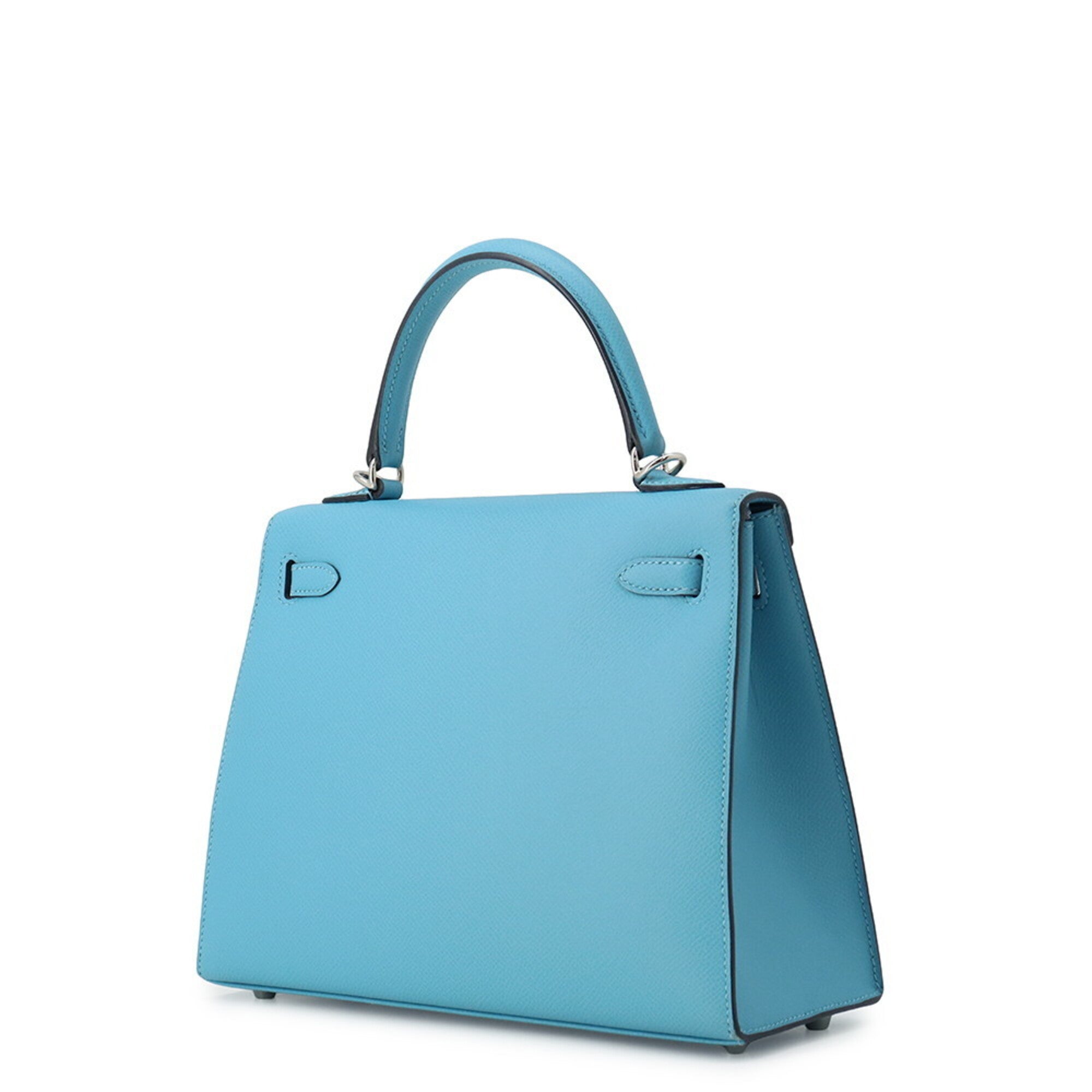 Hermes Blue Epsom Leather Handbag (Pre-Owned)
