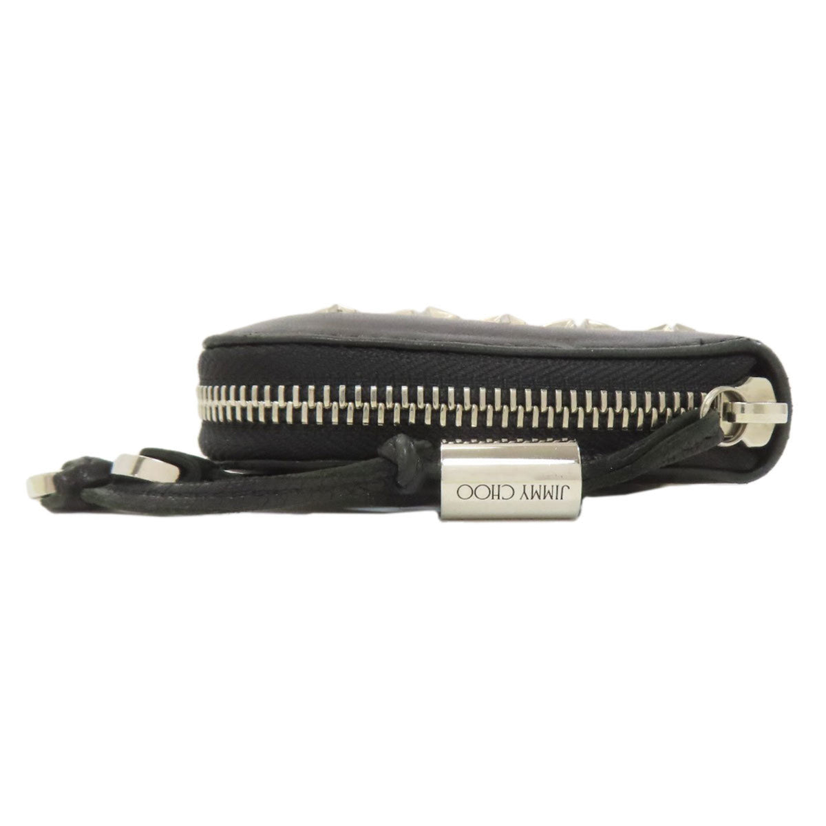 Jimmy Choo Black Leather Long Wallet (Bi-Fold) (Pre-Owned)