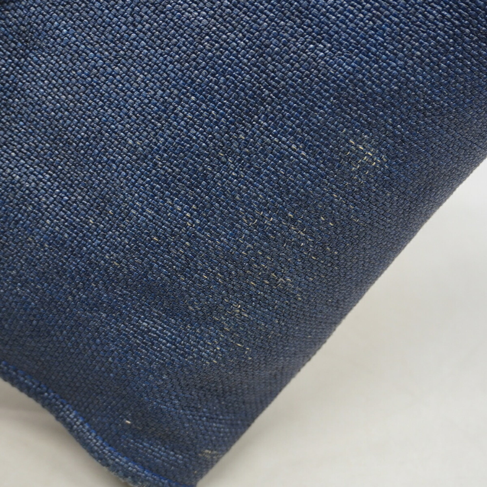 Chanel Navy Straw Tote Bag (Pre-Owned)