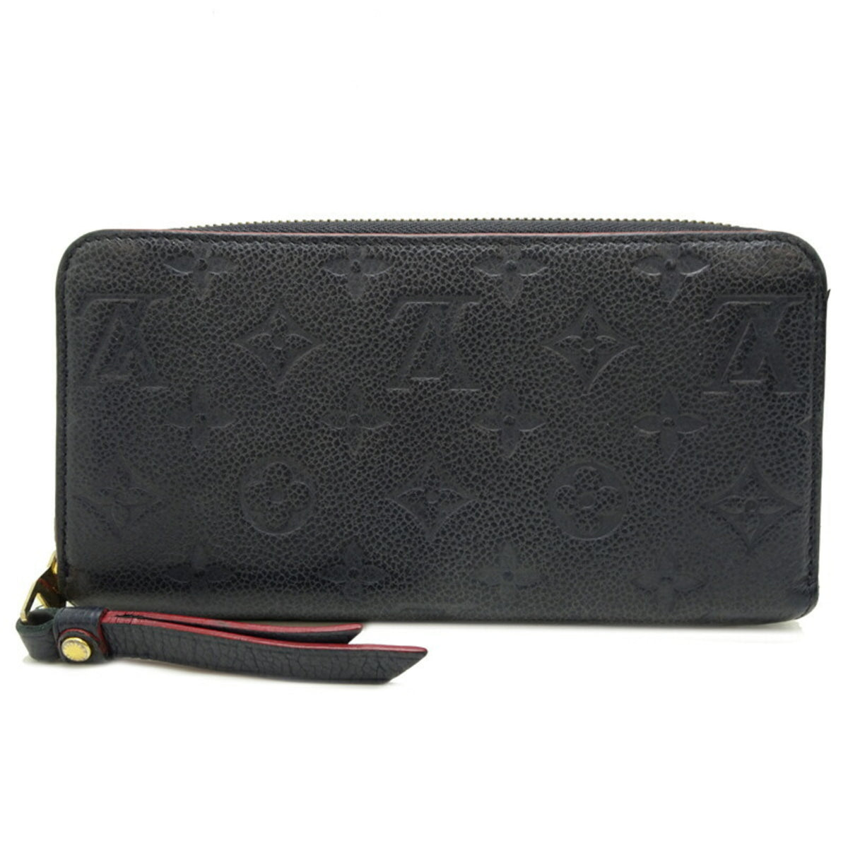 Louis Vuitton Marine Rouge Navy Monogram Empreinte Long Wallet (Bi-Fold) (Pre-Owned)