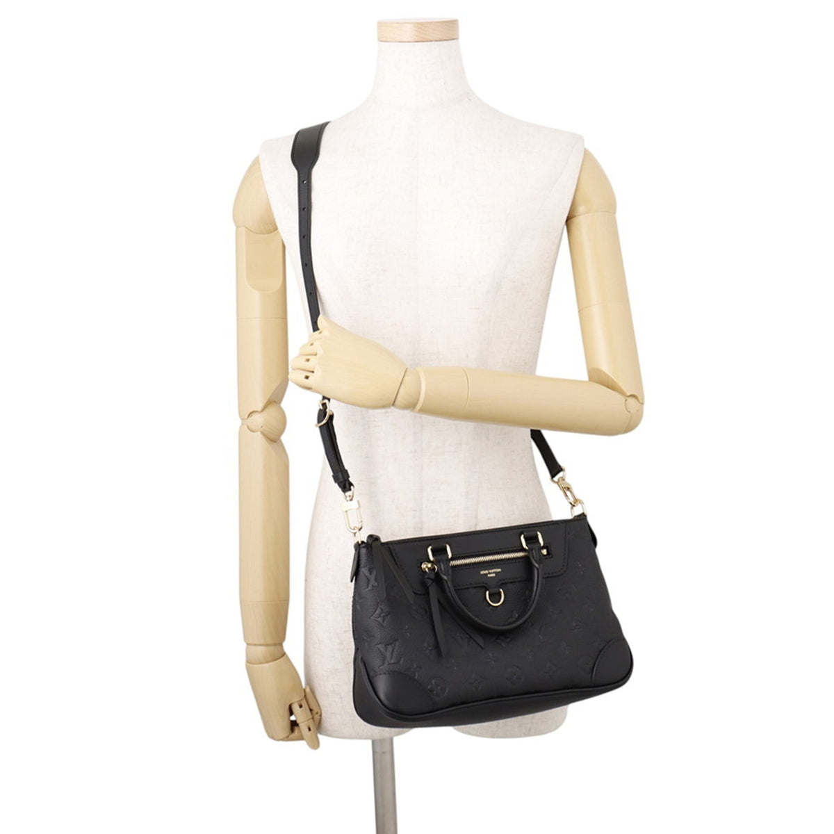 Louis Vuitton Monogram Empreinte Black Noir Monogram Empreinte Handbag Shoulder Bag (Pre-Owned)