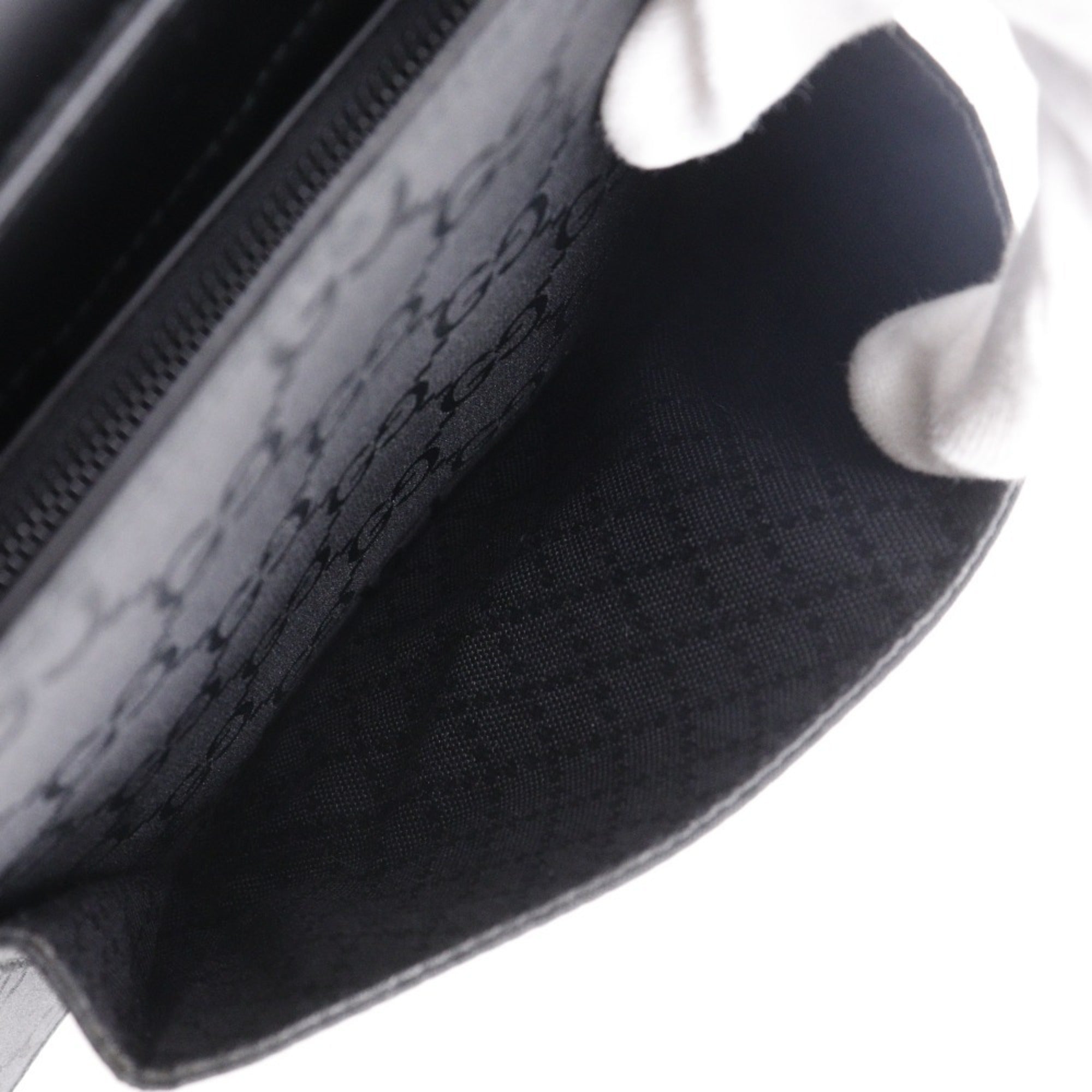 Gucci Black Satin Tote Bag (Pre-Owned)